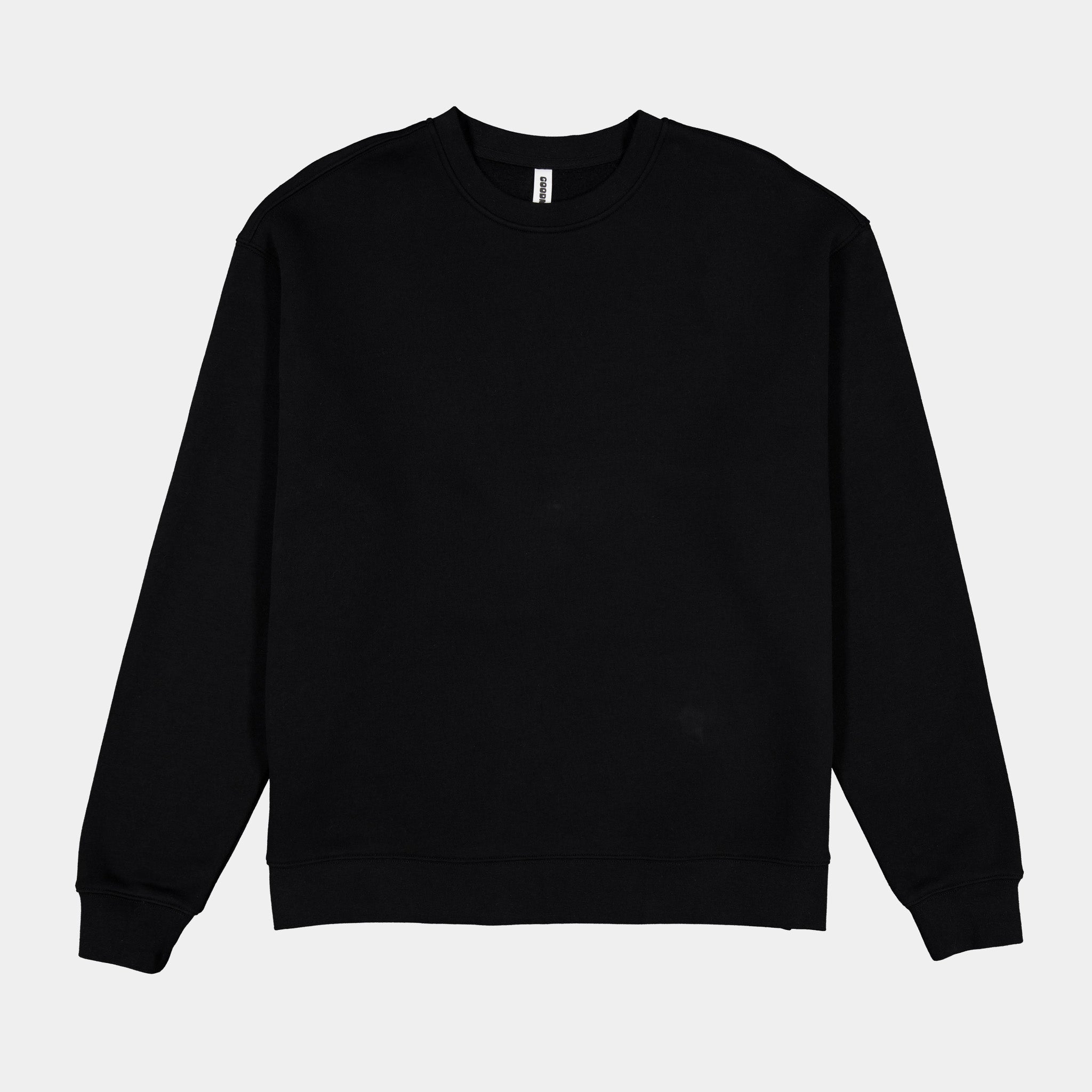 Black Mens Everyday Crew Sweatshirt