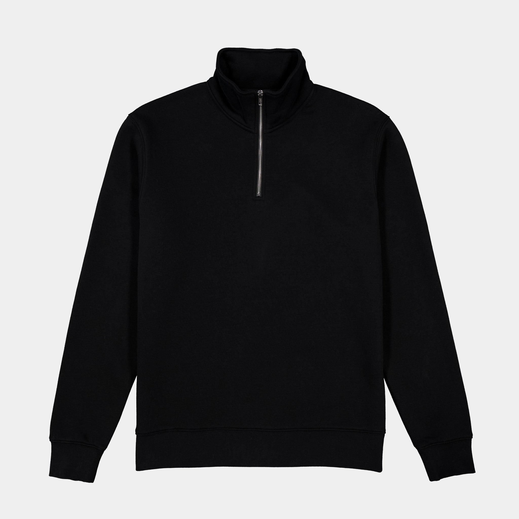 Black Mens Everyday 1/4 Zip