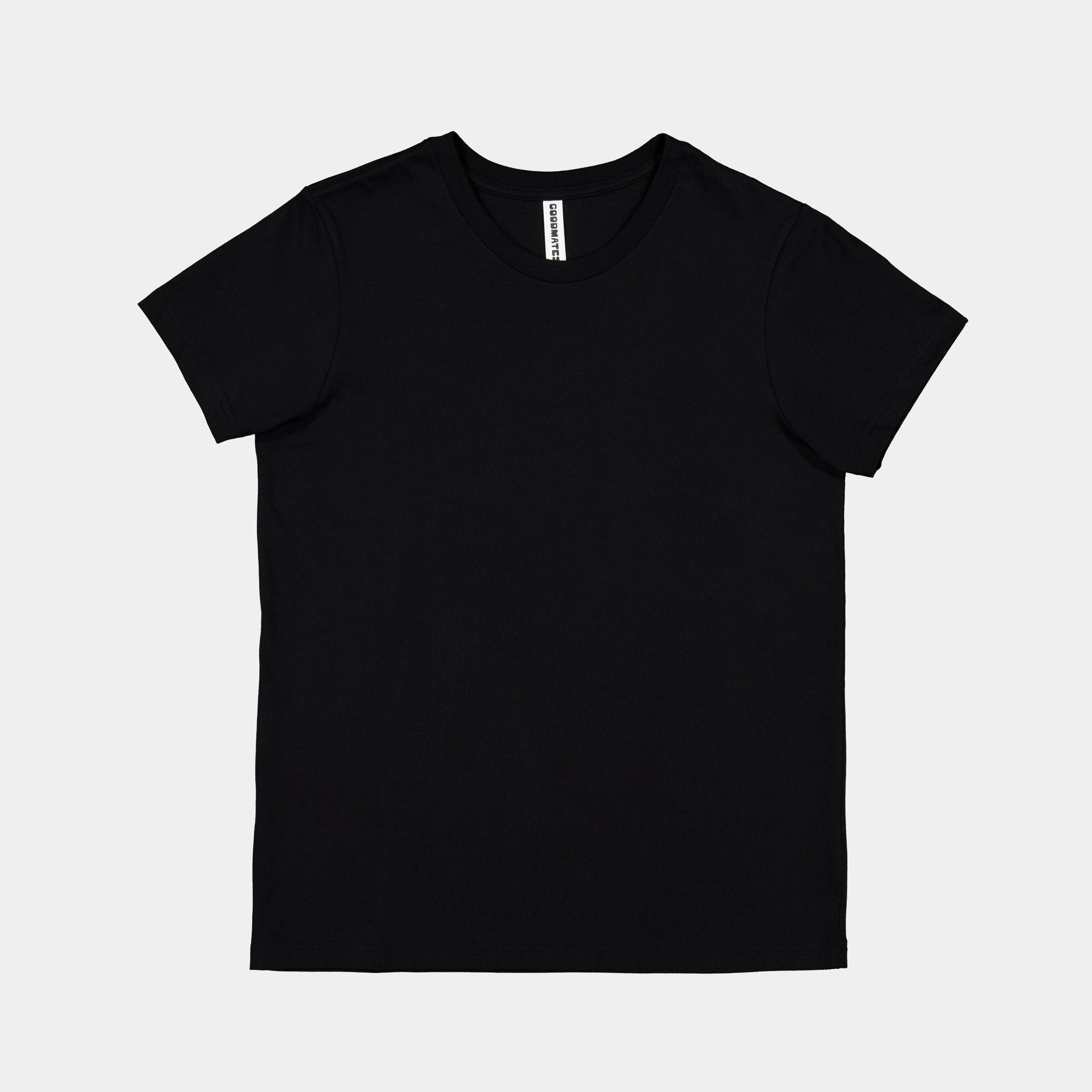 Black Womens Basis Short Sleeve Tee