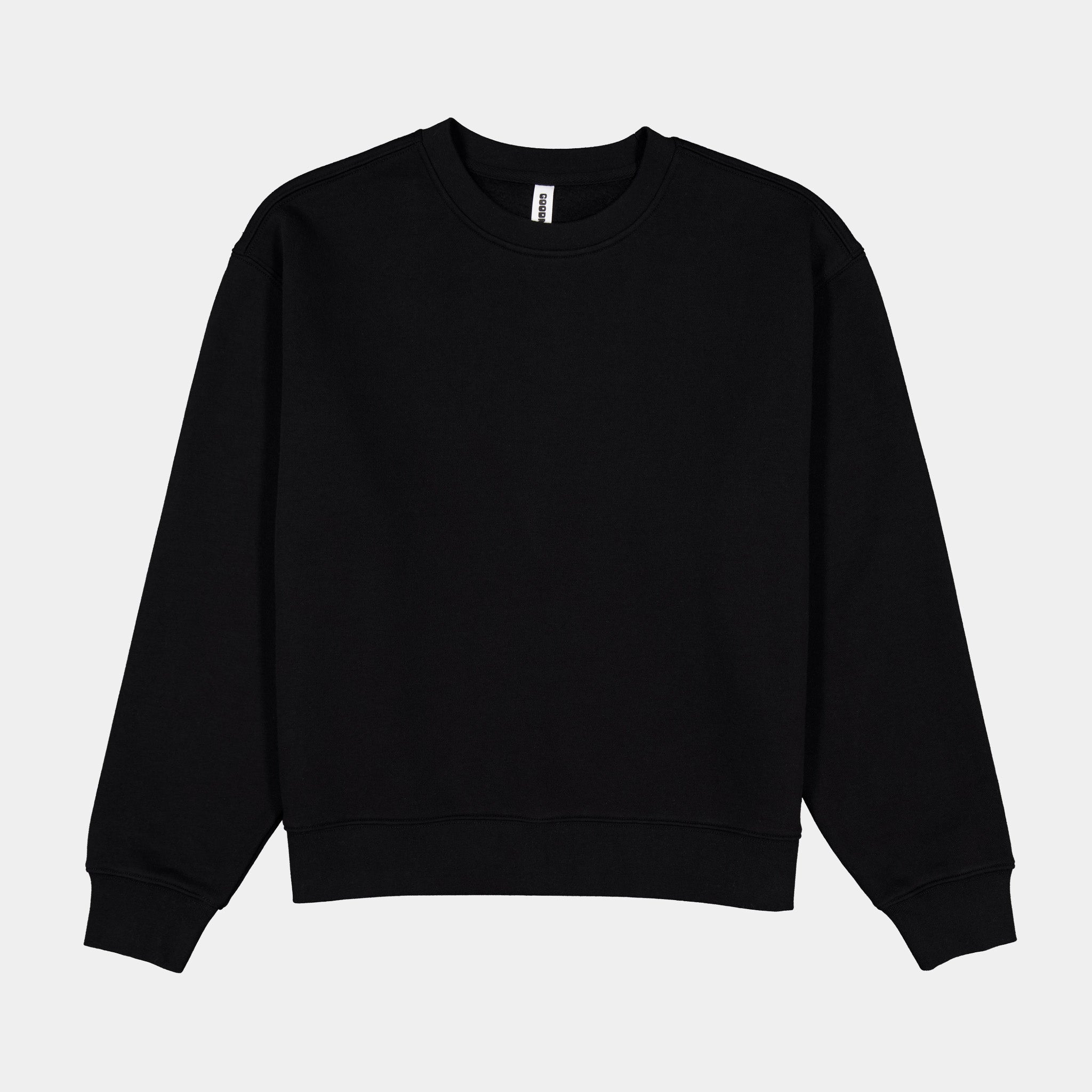 Black Womens Everyday Crew Sweatshirt