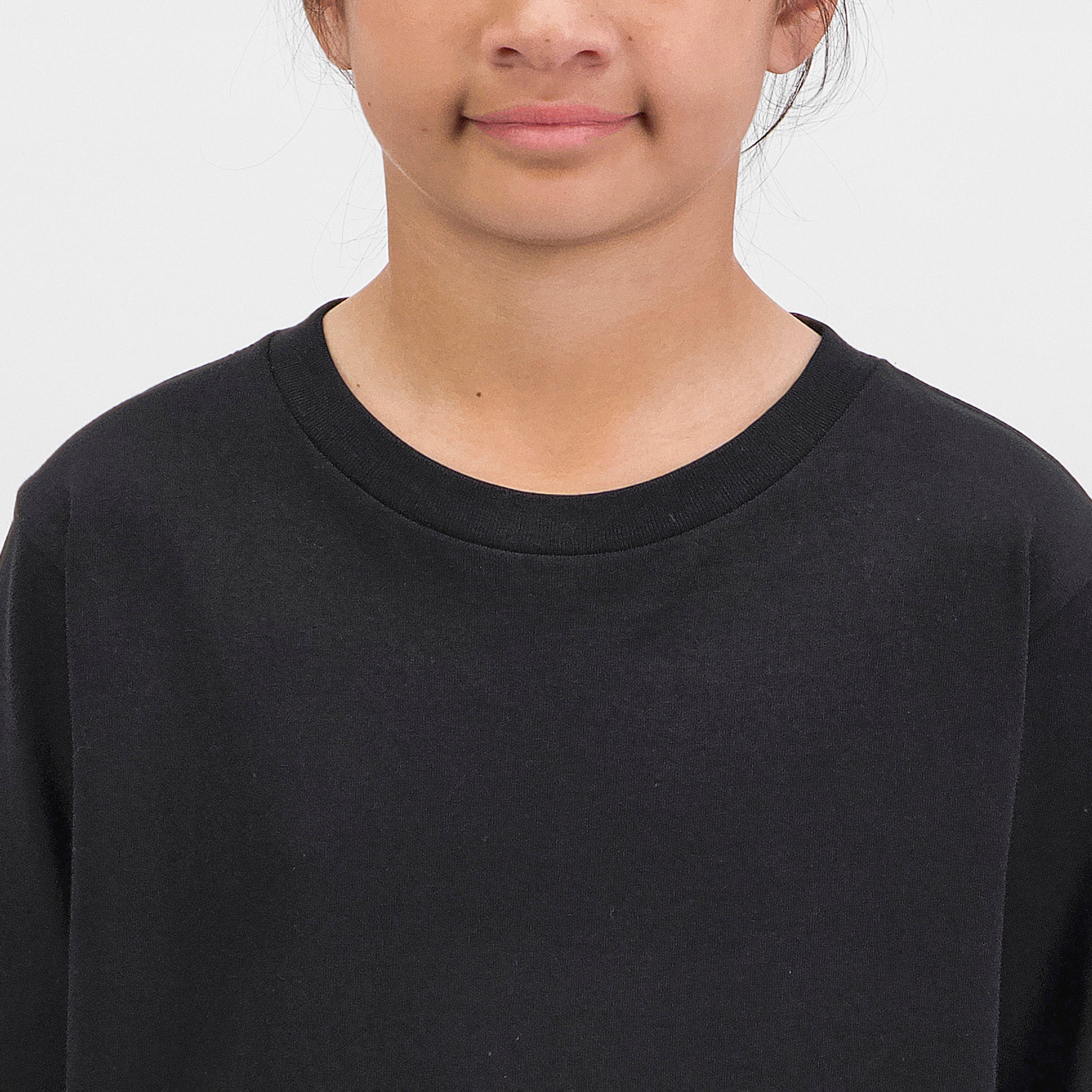 Black Youth Basis Long Sleeve Tee