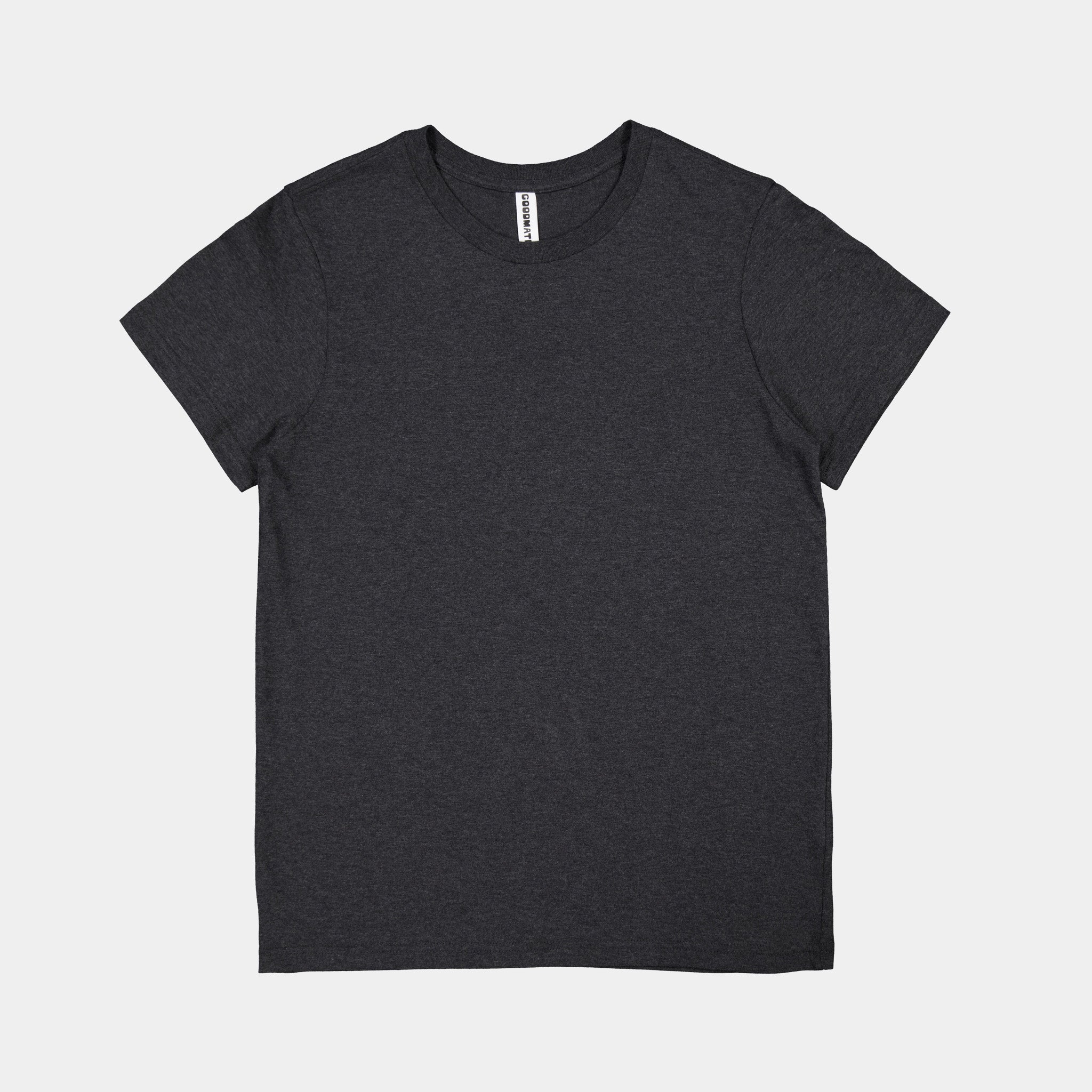 Charcoal Marle Womens Basis Short Sleeve Tee