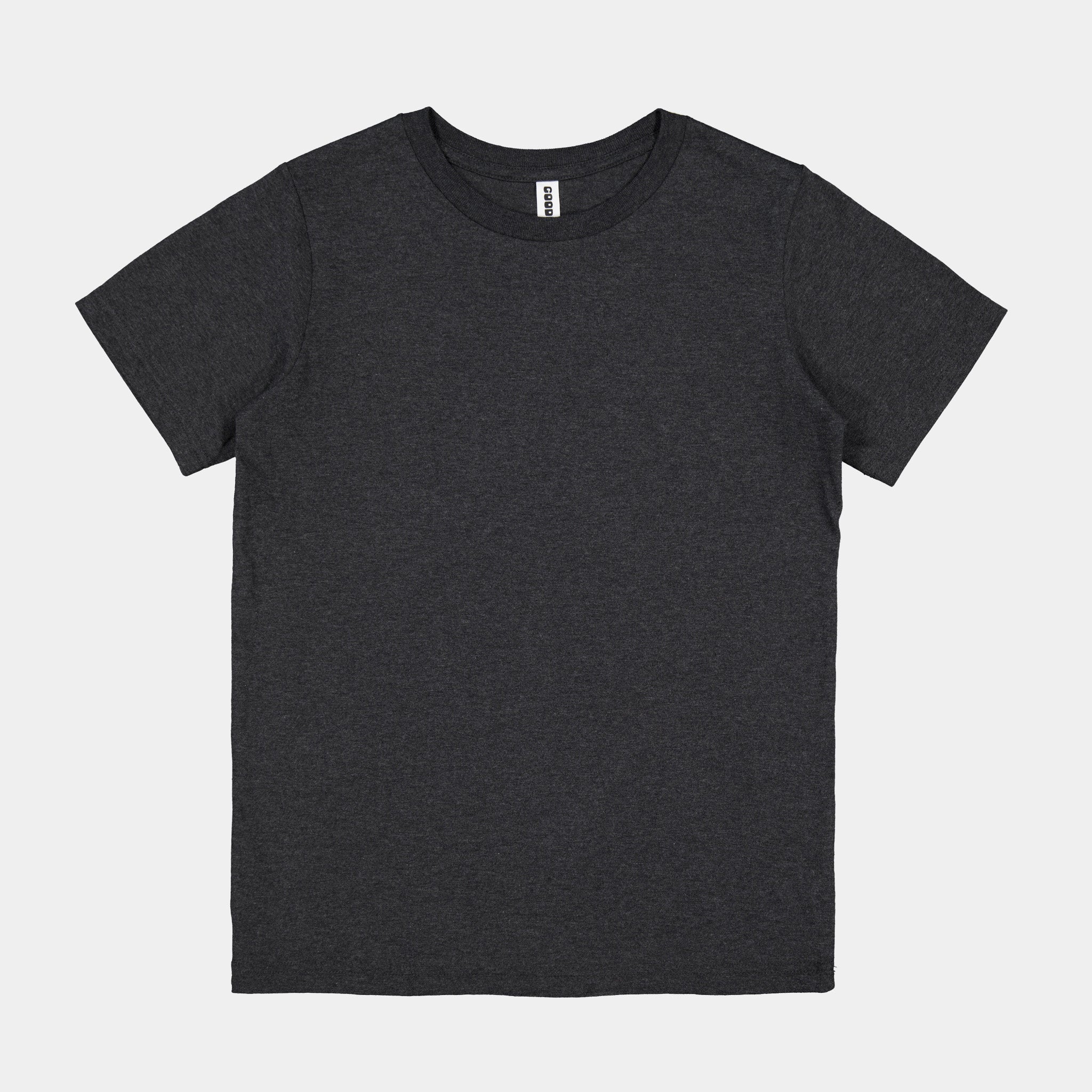 Charcoal Marle Youth Basis Short Sleeve Tee