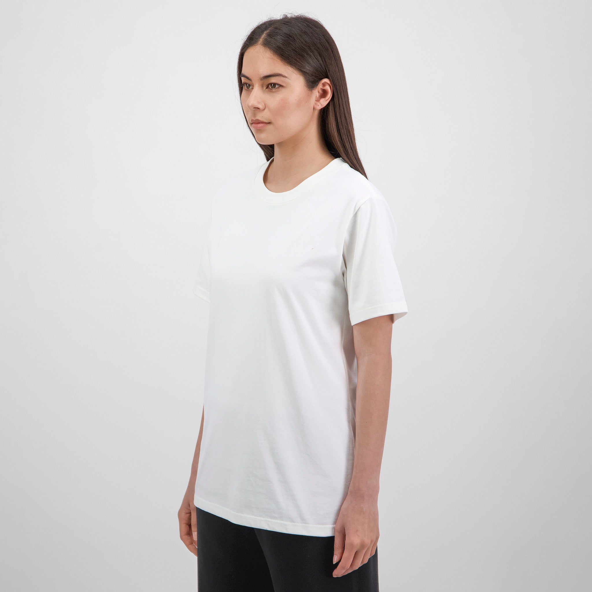 Ecru Womens Everyday Short Sleeve Tee