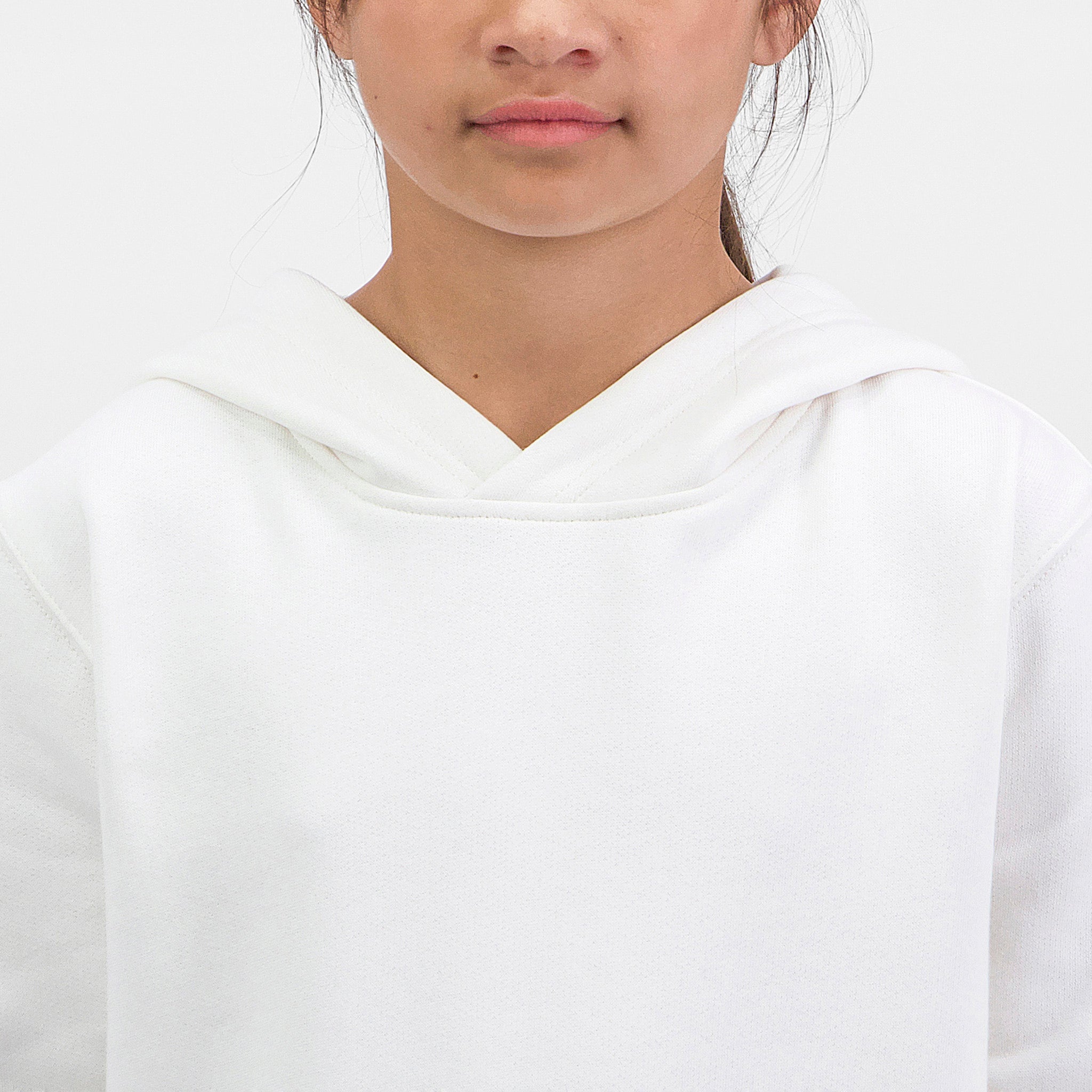 Ecru Youth Basis Hoodie