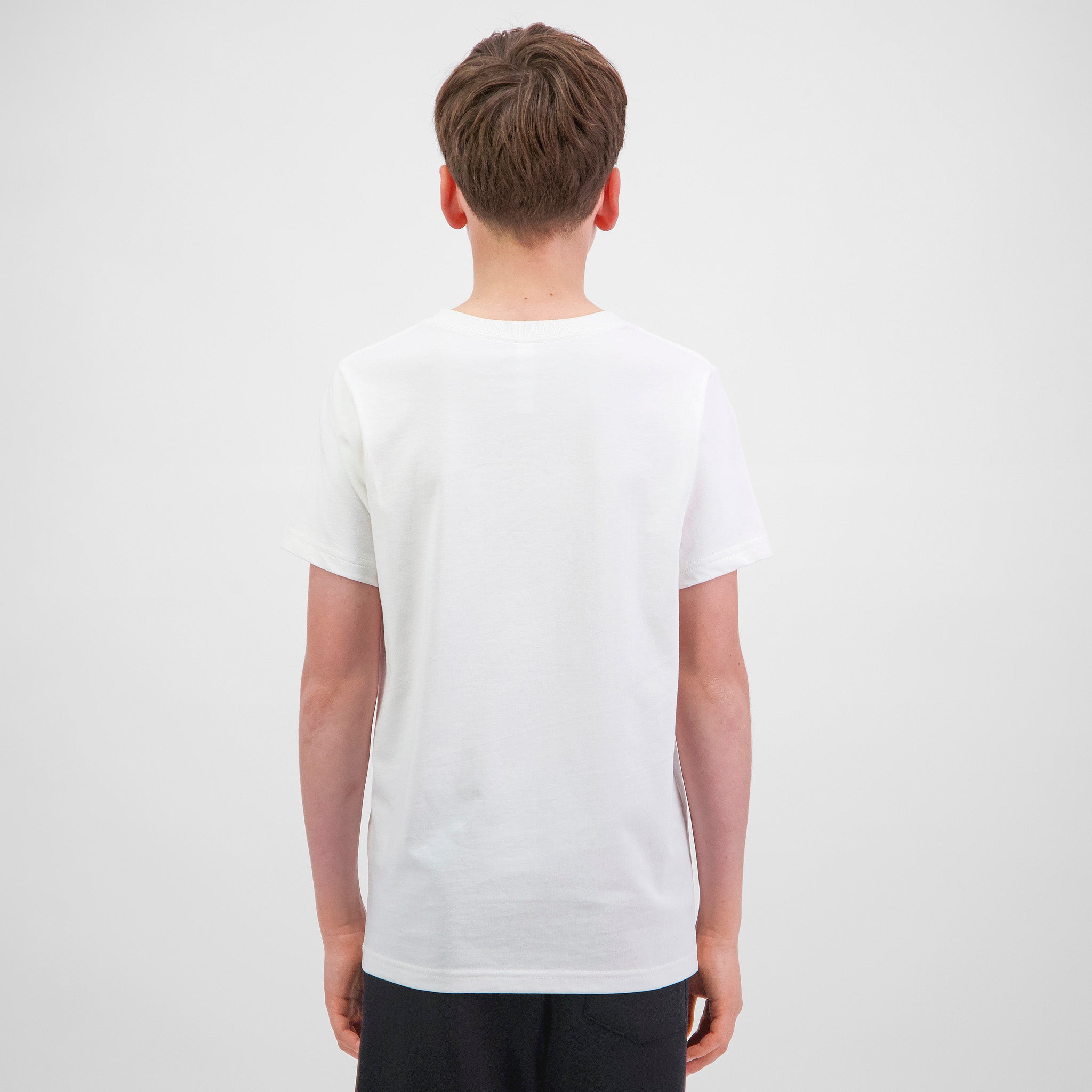 Ecru Youth Basis Short Sleeve Tee
