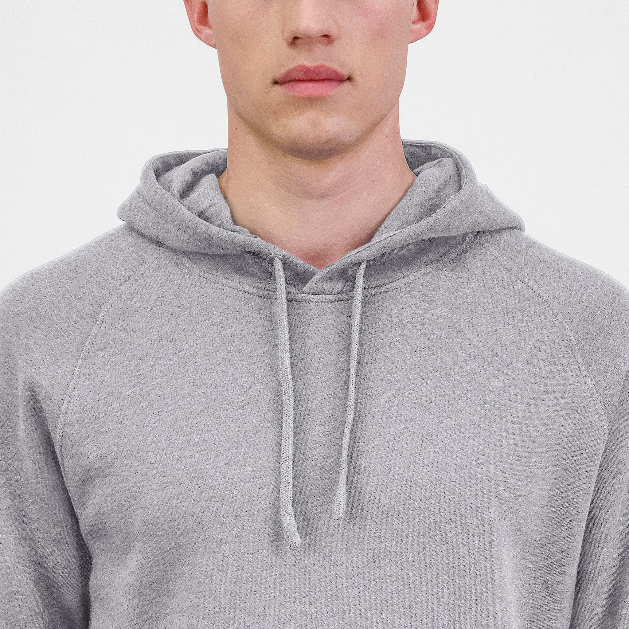 Grey Marle Mens Basis Hoodie