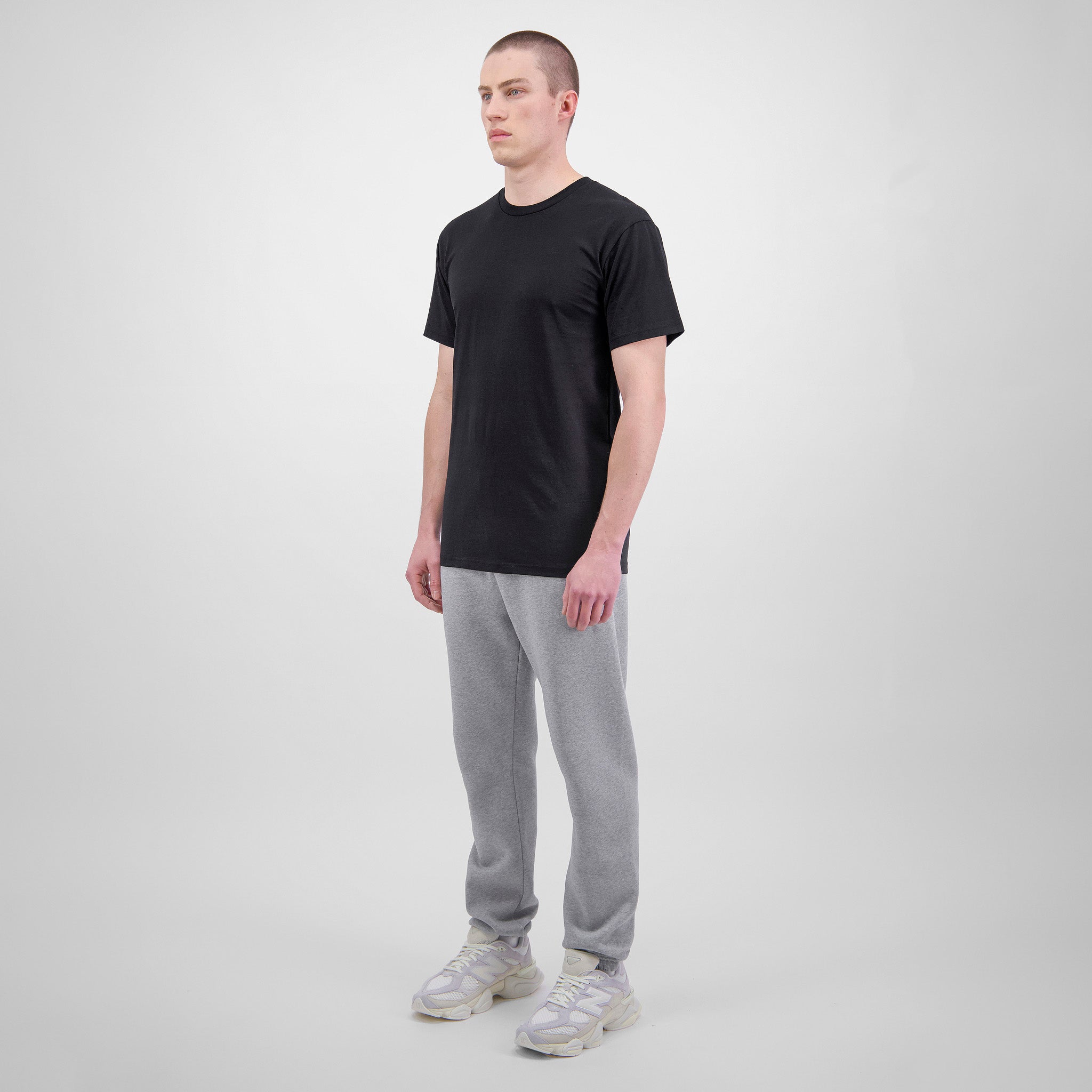 Grey Marle Mens Basis Track Pant