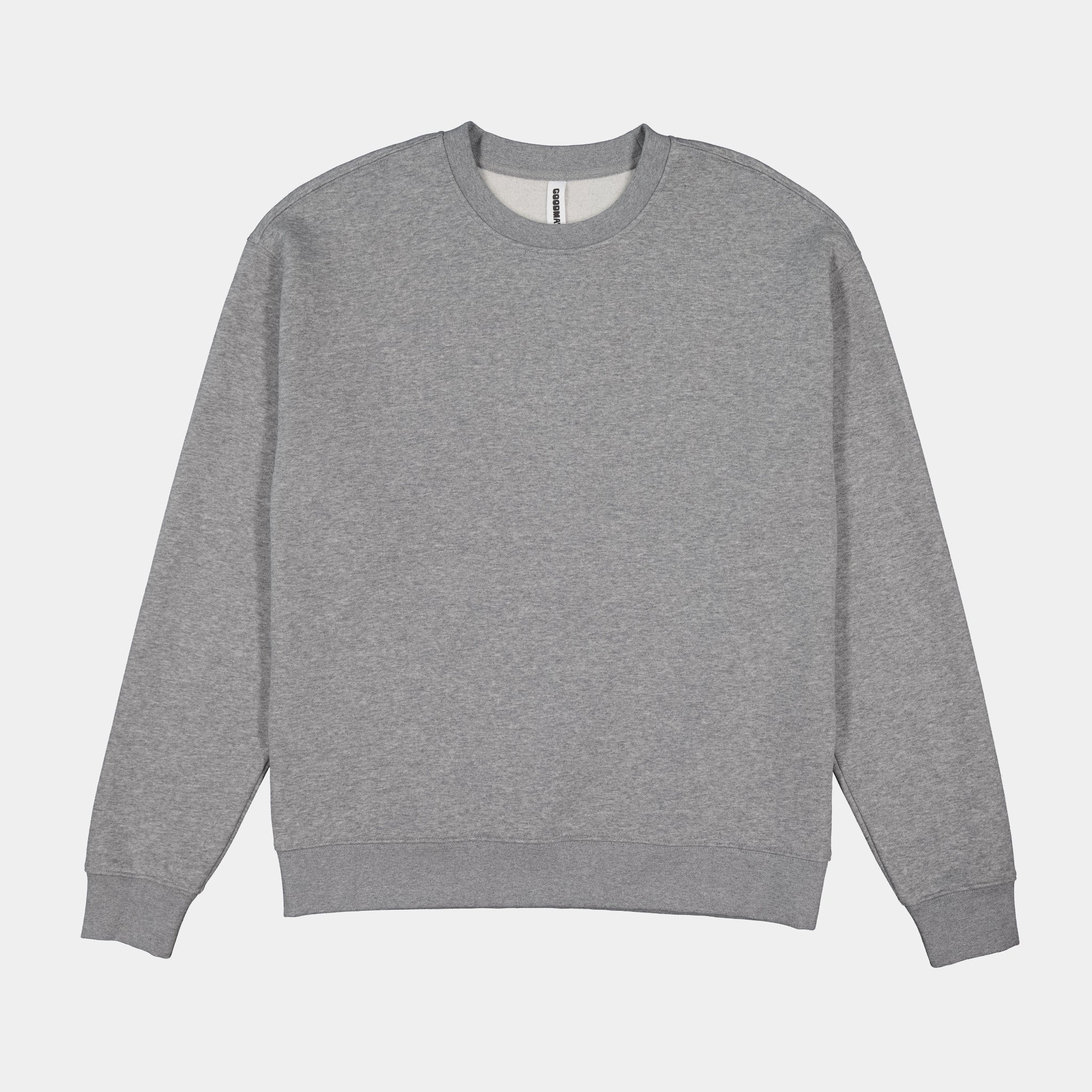 Grey Marle Mens Everyday Crew Sweatshirt