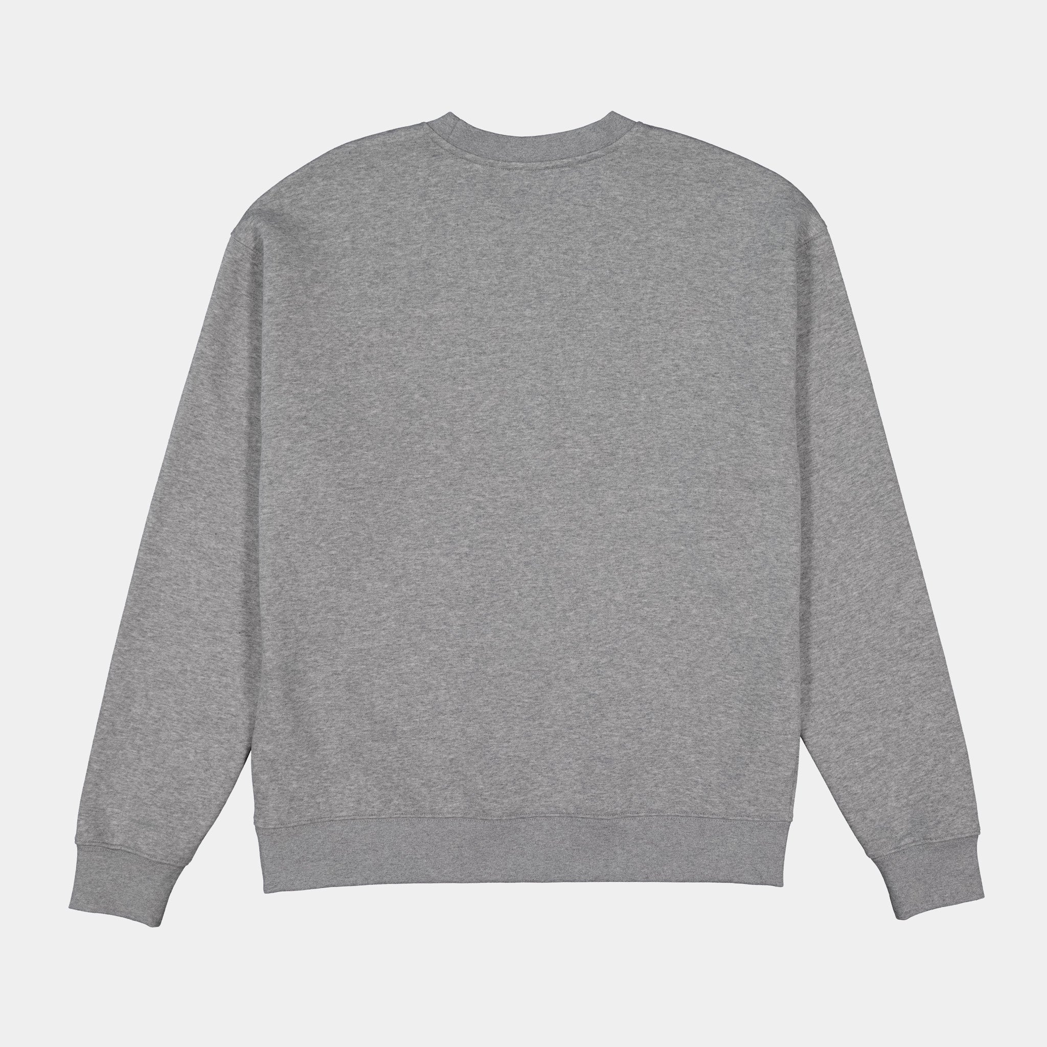 Grey Marle Mens Everyday Crew Sweatshirt