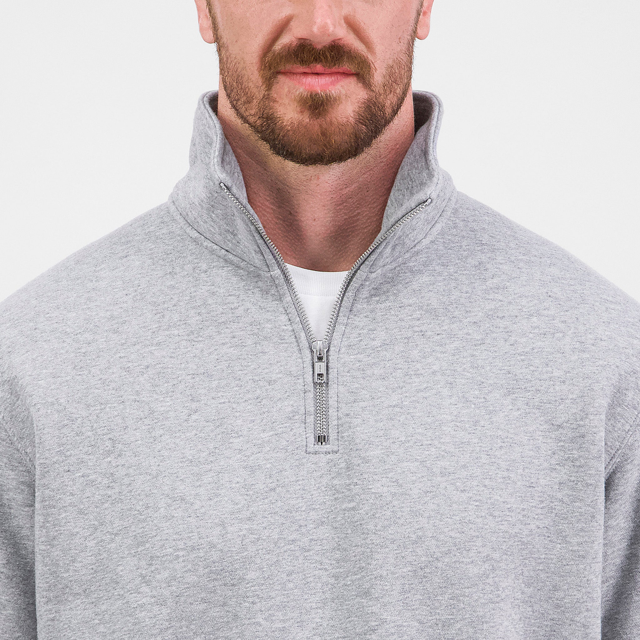 Grey Marle Mens Everyday 1/4 Zip
