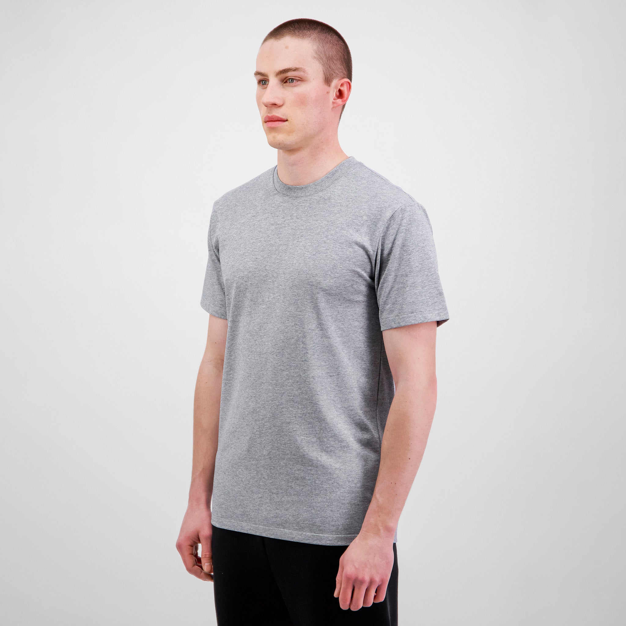 Grey Marle Mens Everyday Short Sleeve Tee