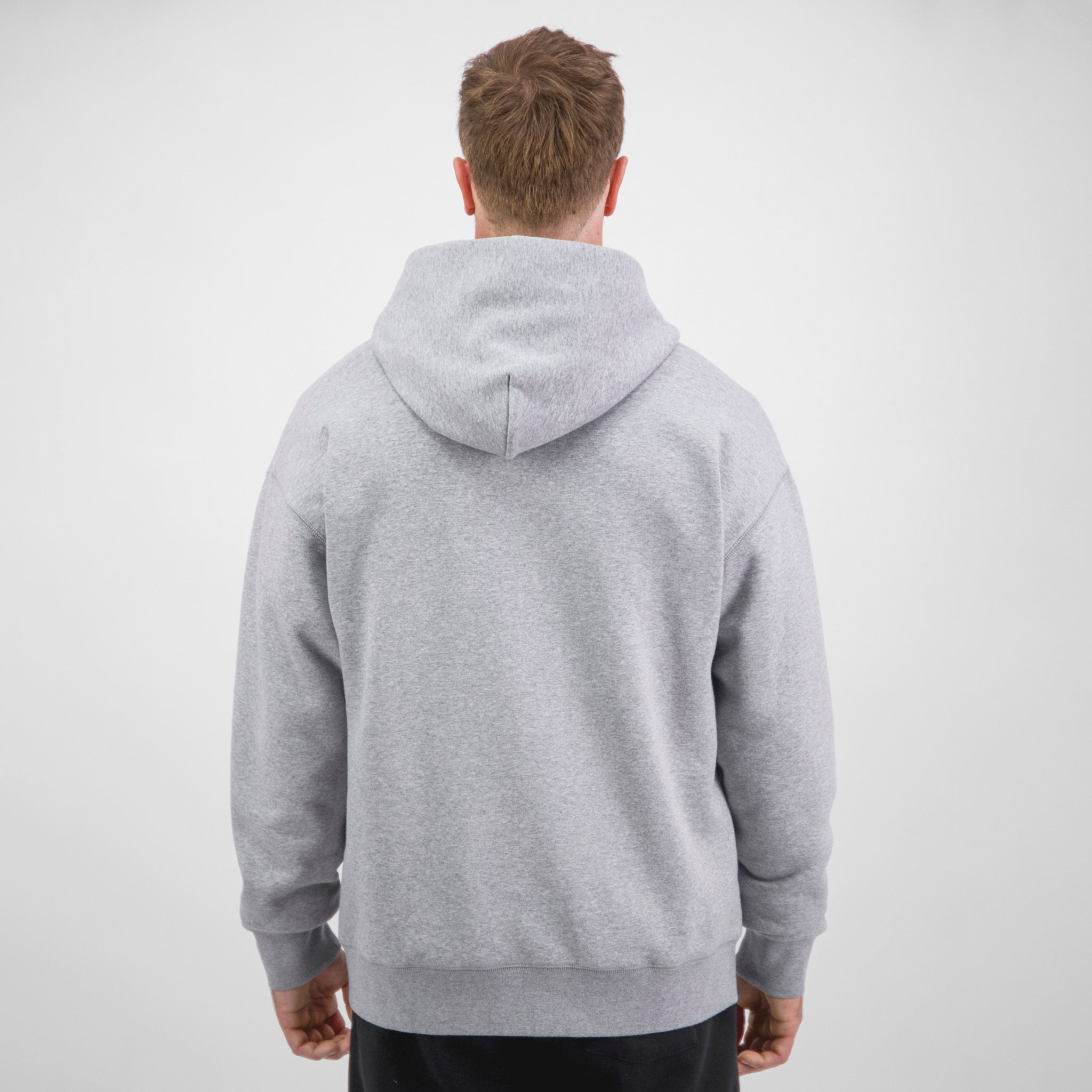 Grey Marle Mens Everyday Zip Hoodie