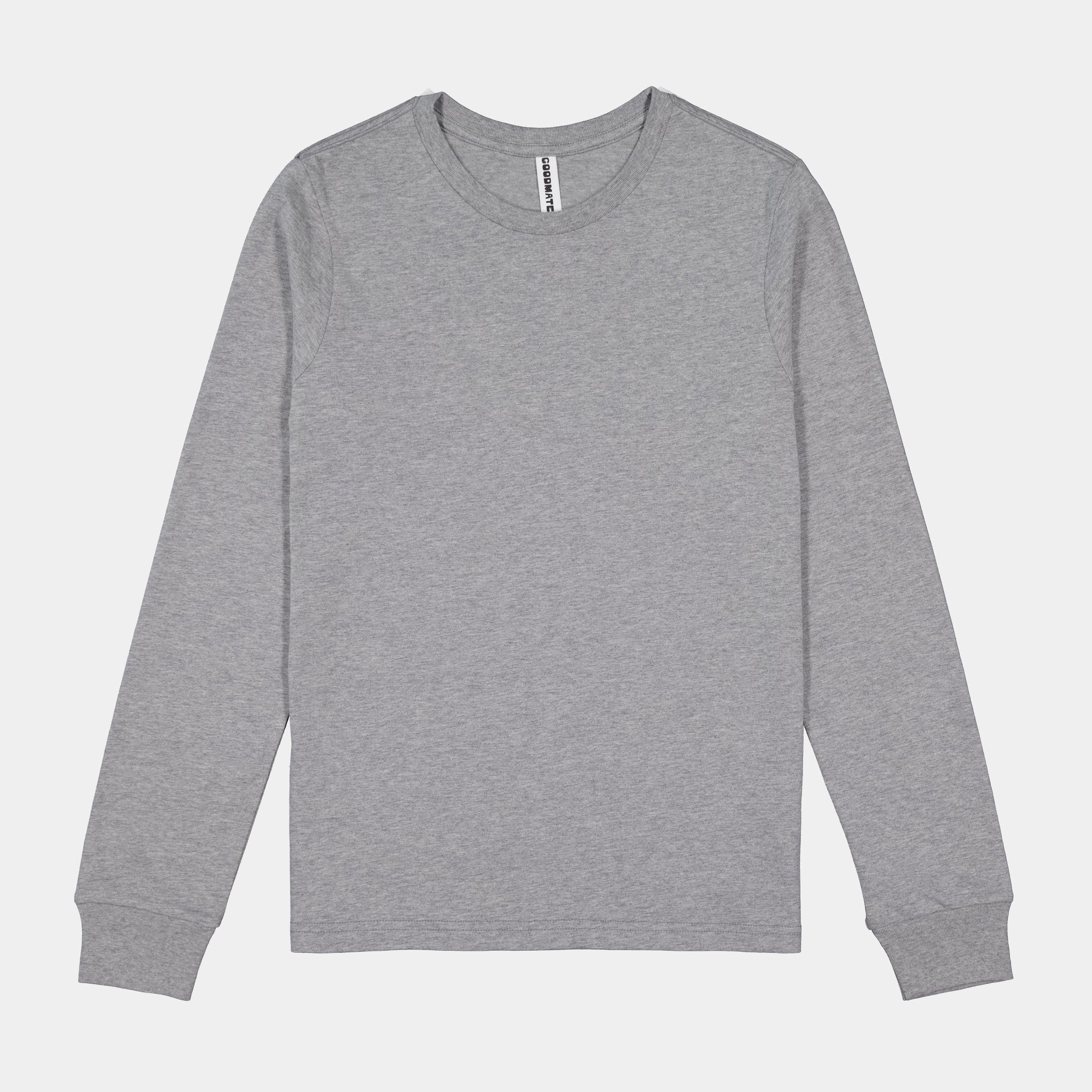 Grey Marle Womens Basis Long Sleeve Tee