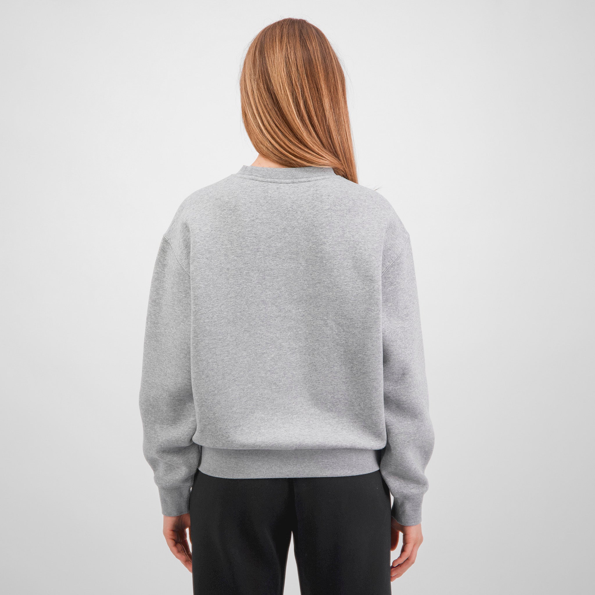 Grey Marle Womens Everyday Crew Sweatshirt