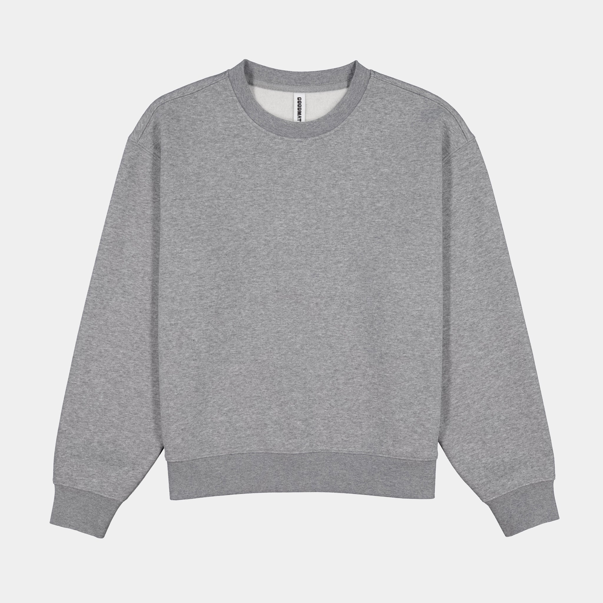 Grey Marle Womens Everyday Crew Sweatshirt