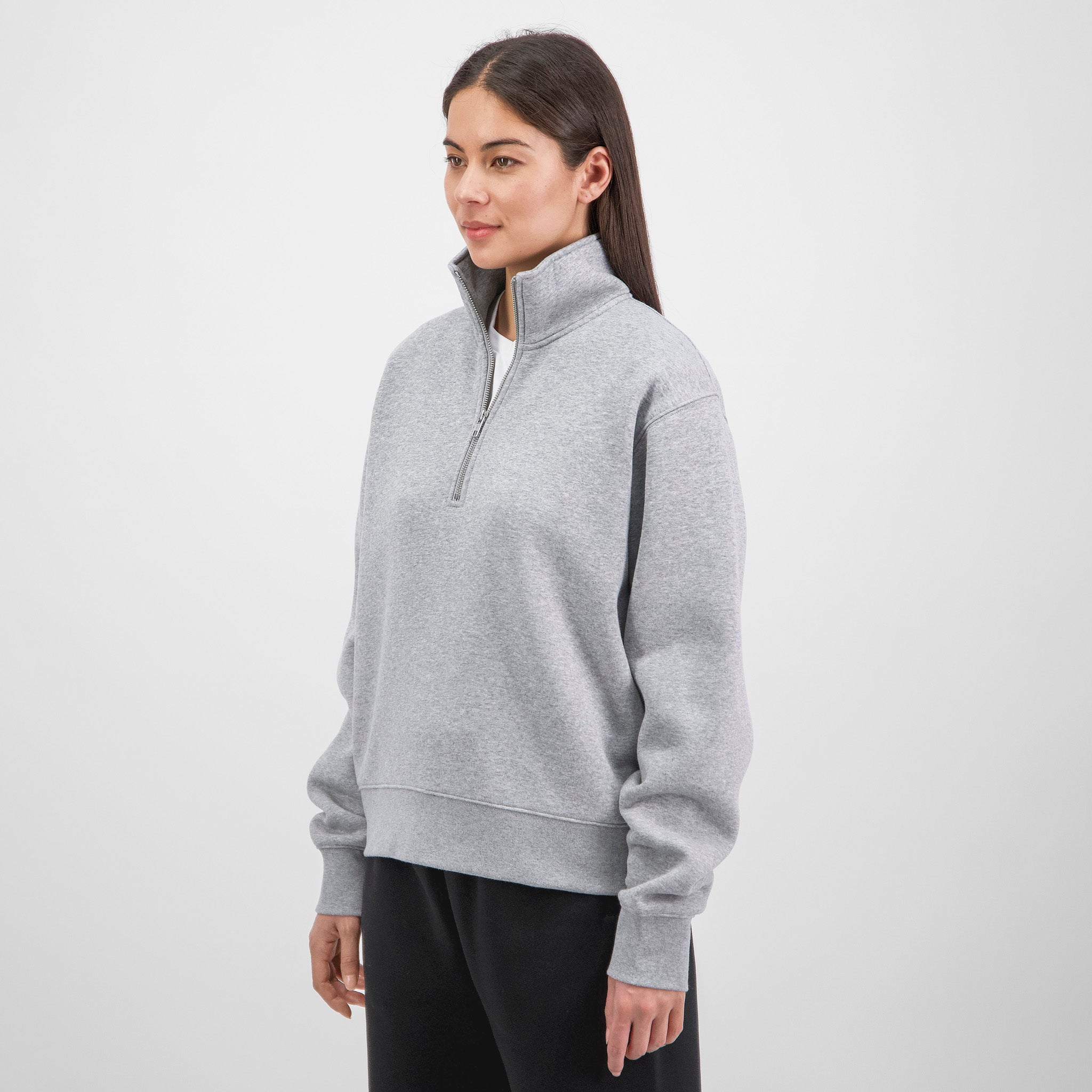 Grey Marle Womens Everyday 1/4 Zip
