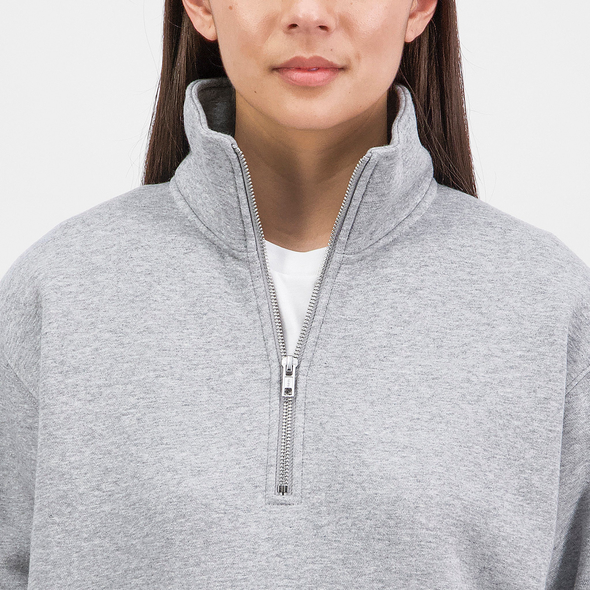 Grey Marle Womens Everyday 1/4 Zip
