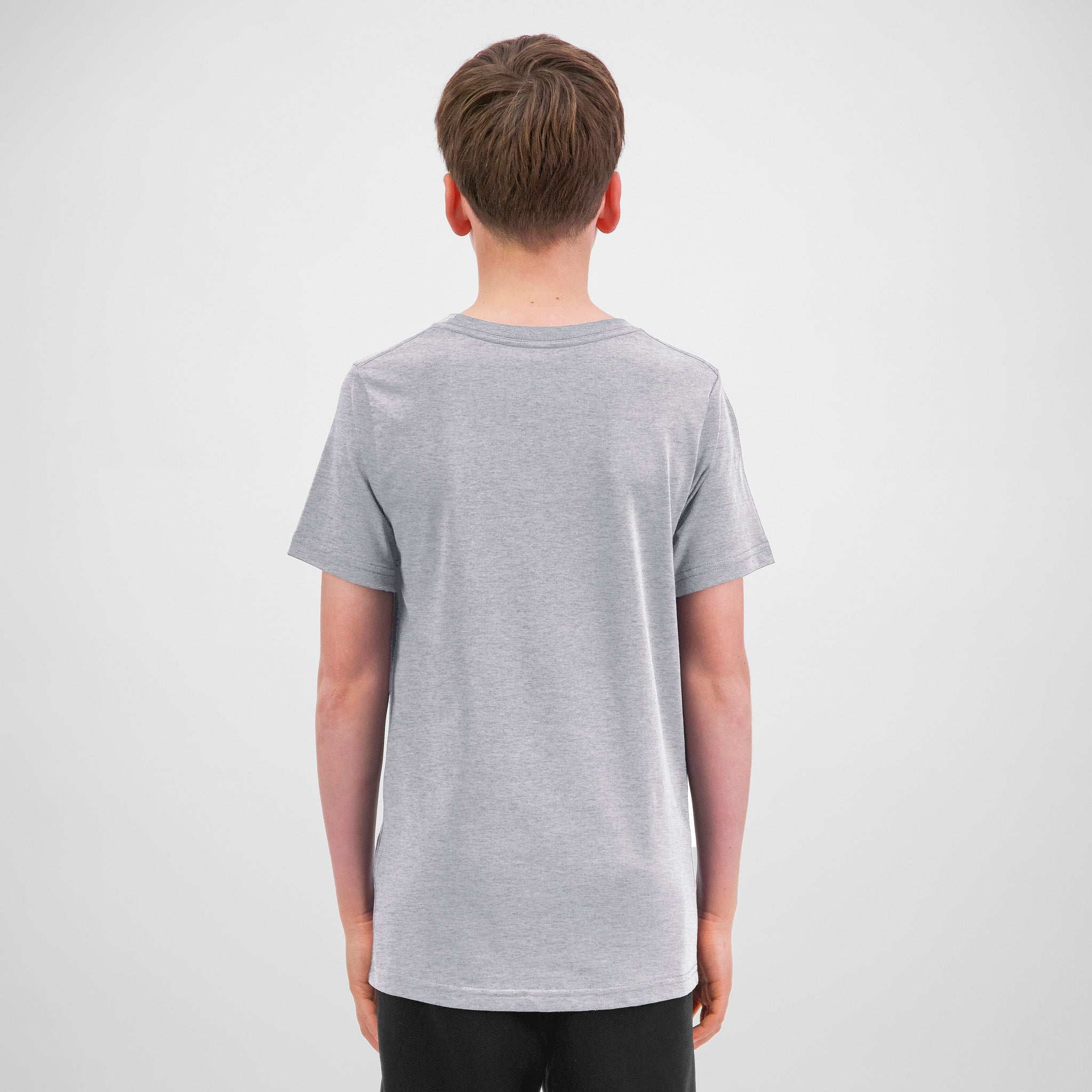 Grey Marle Youth Basis Short Sleeve Tee