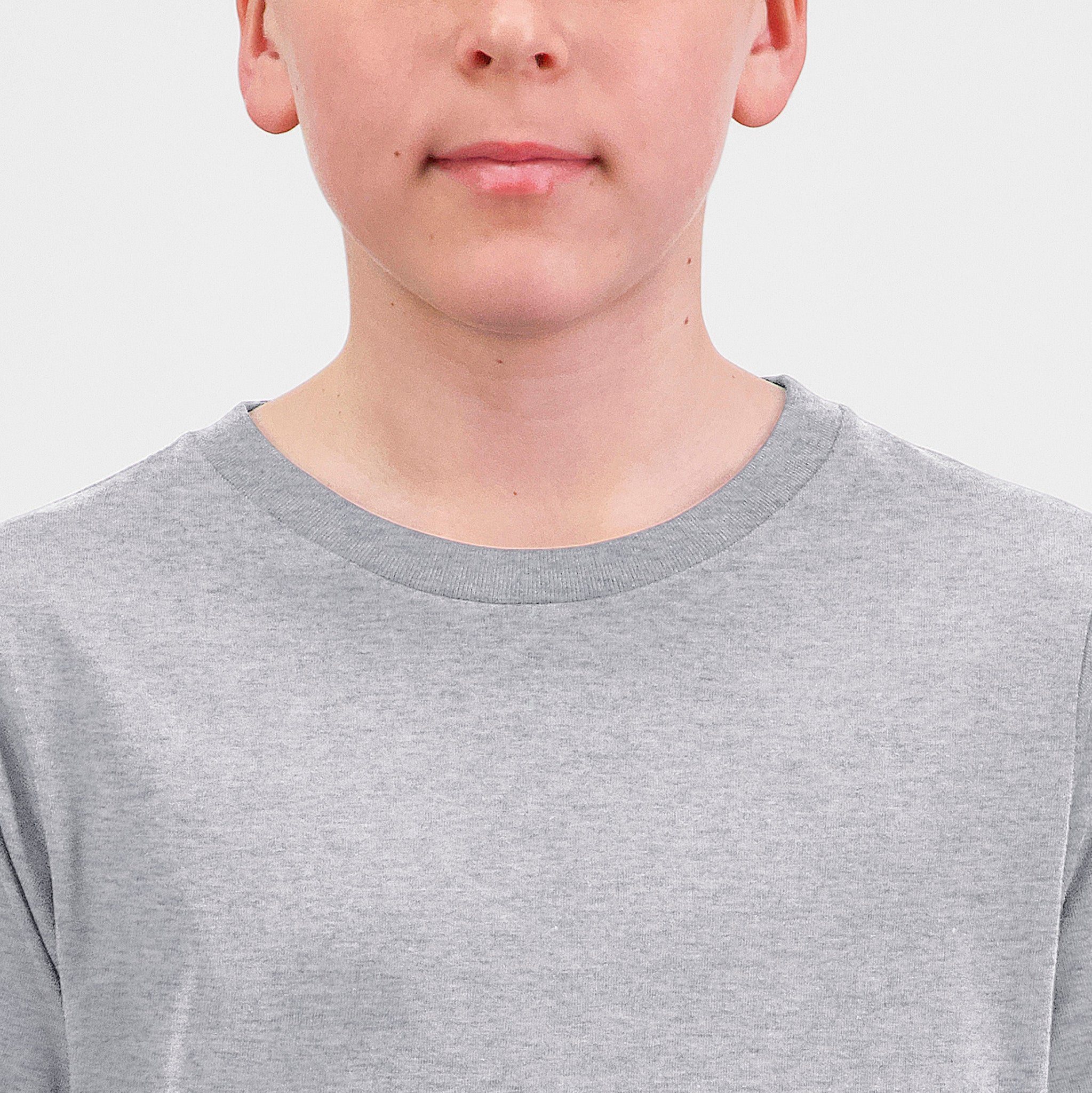 Grey Marle Youth Basis Short Sleeve Tee