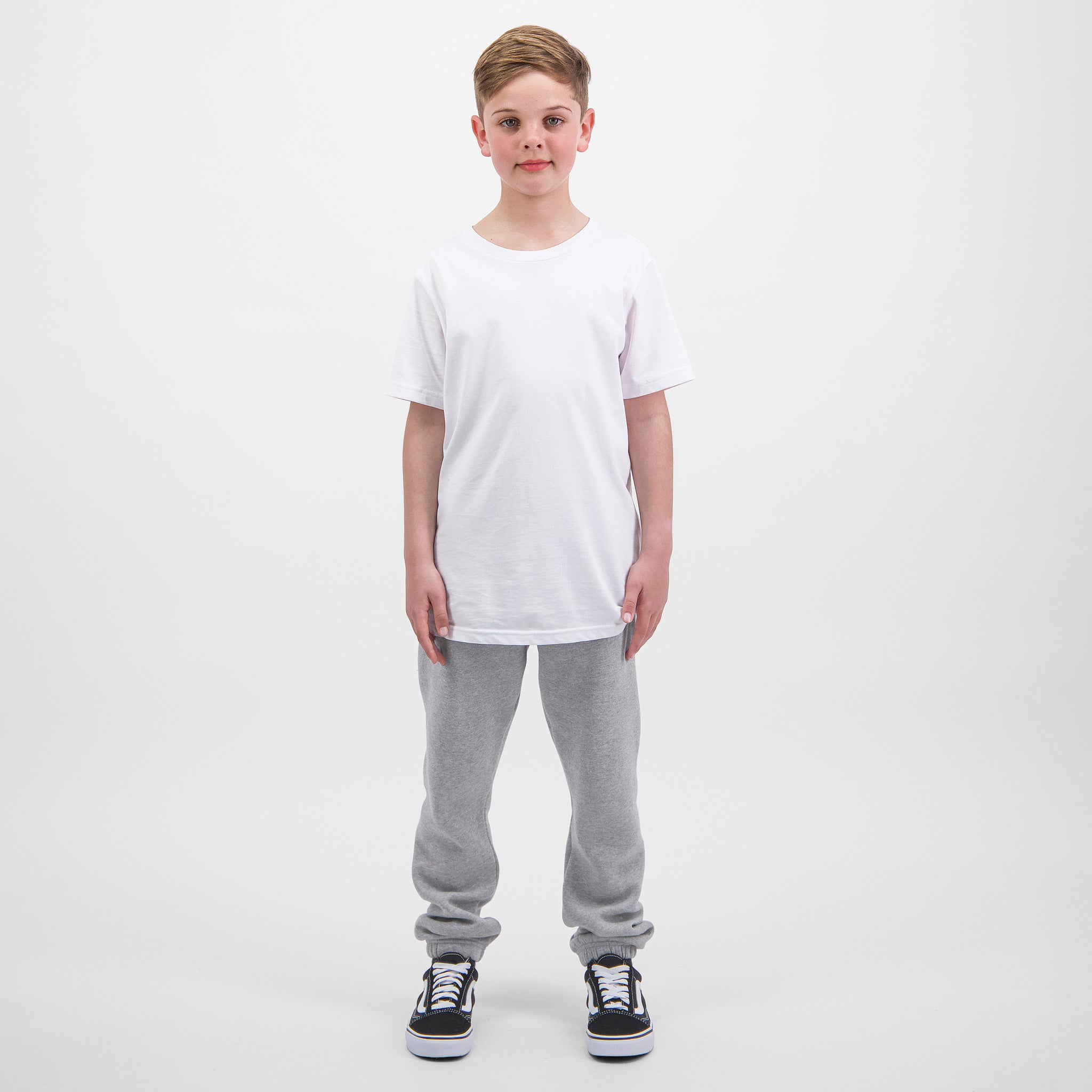 Grey Marle Kids Basis Track Pant