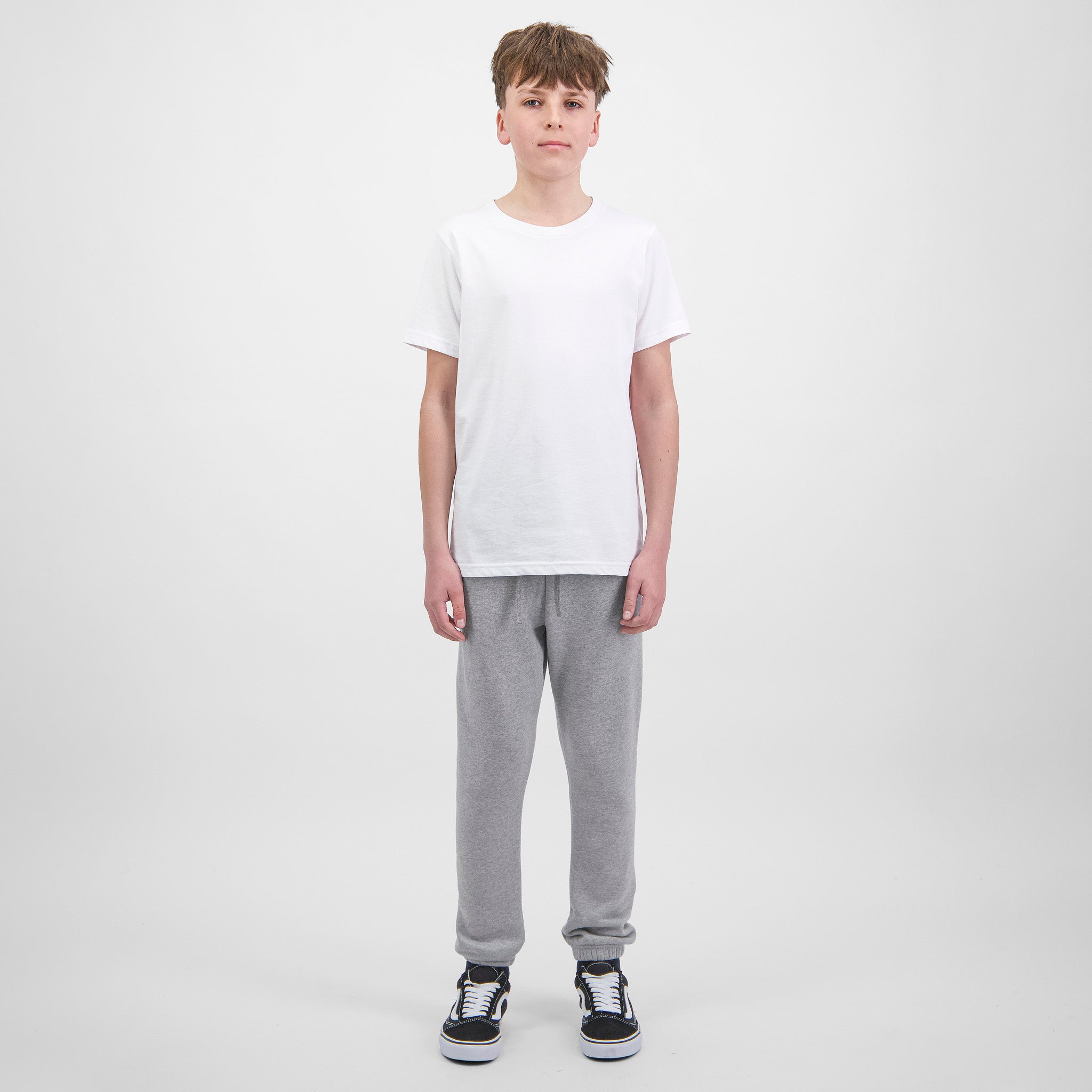 Grey Marle Youth Basis Track Pant