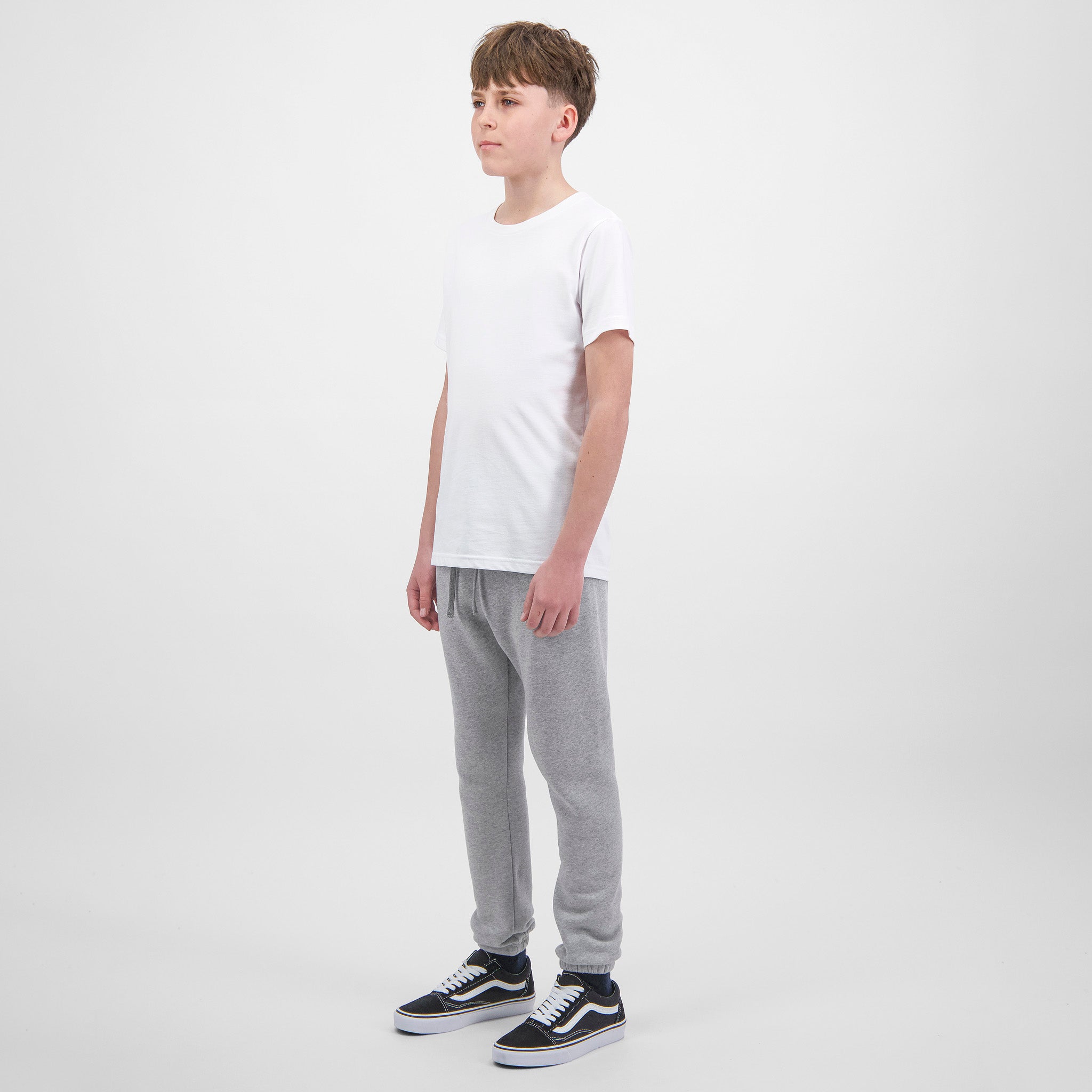 Grey Marle Youth Basis Track Pant