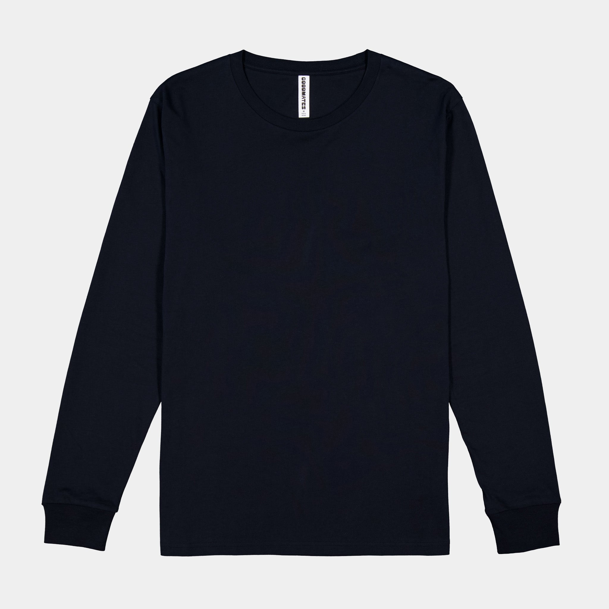 Navy Mens Basis Long Sleeve Tee