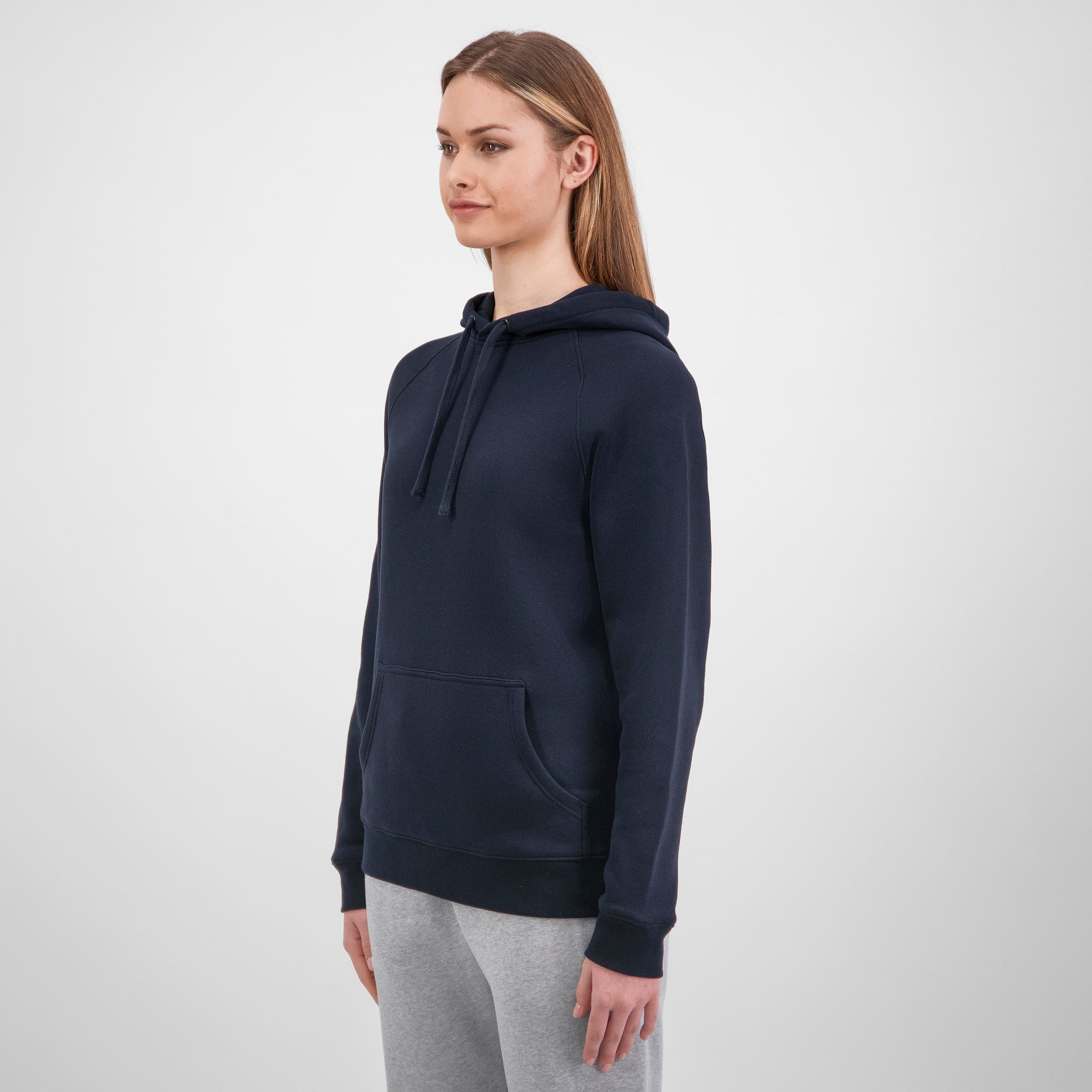 Navy Womens Basis Hoodie