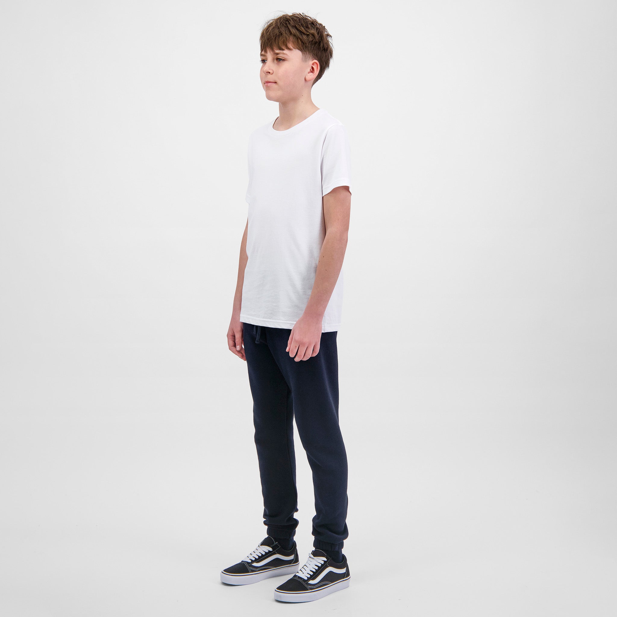 Navy Youth Basis Track Pant