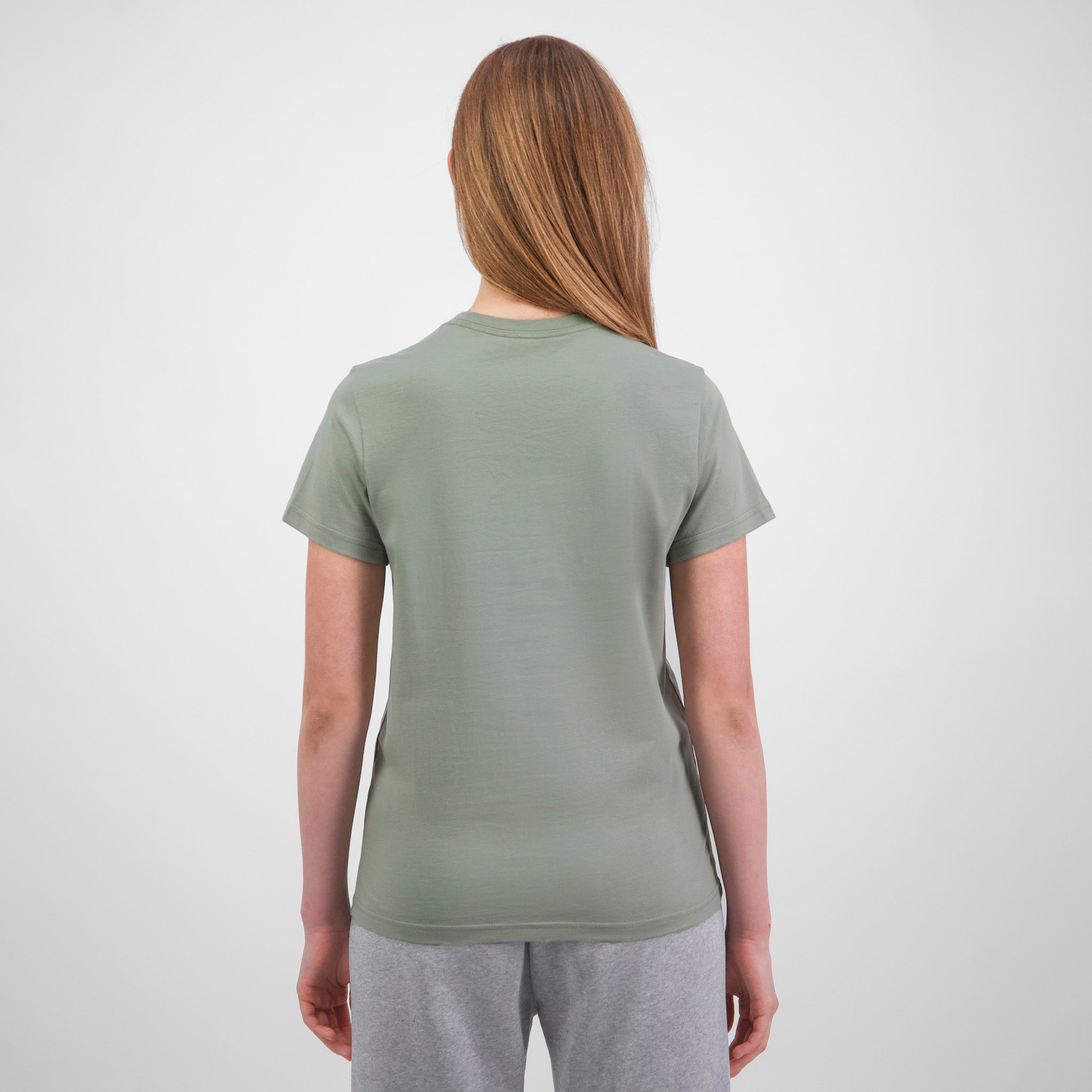 Pistachio Womens Basis Short Sleeve Tee