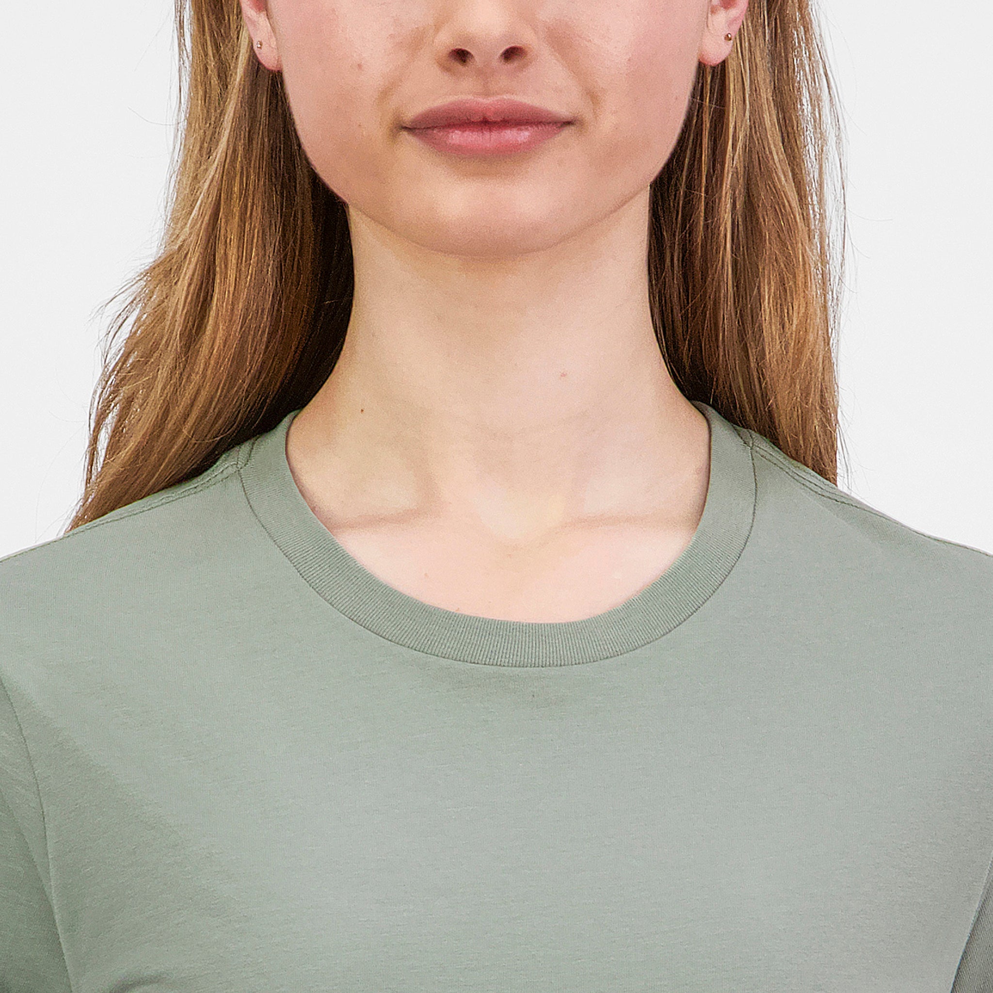 Pistachio Womens Basis Short Sleeve Tee