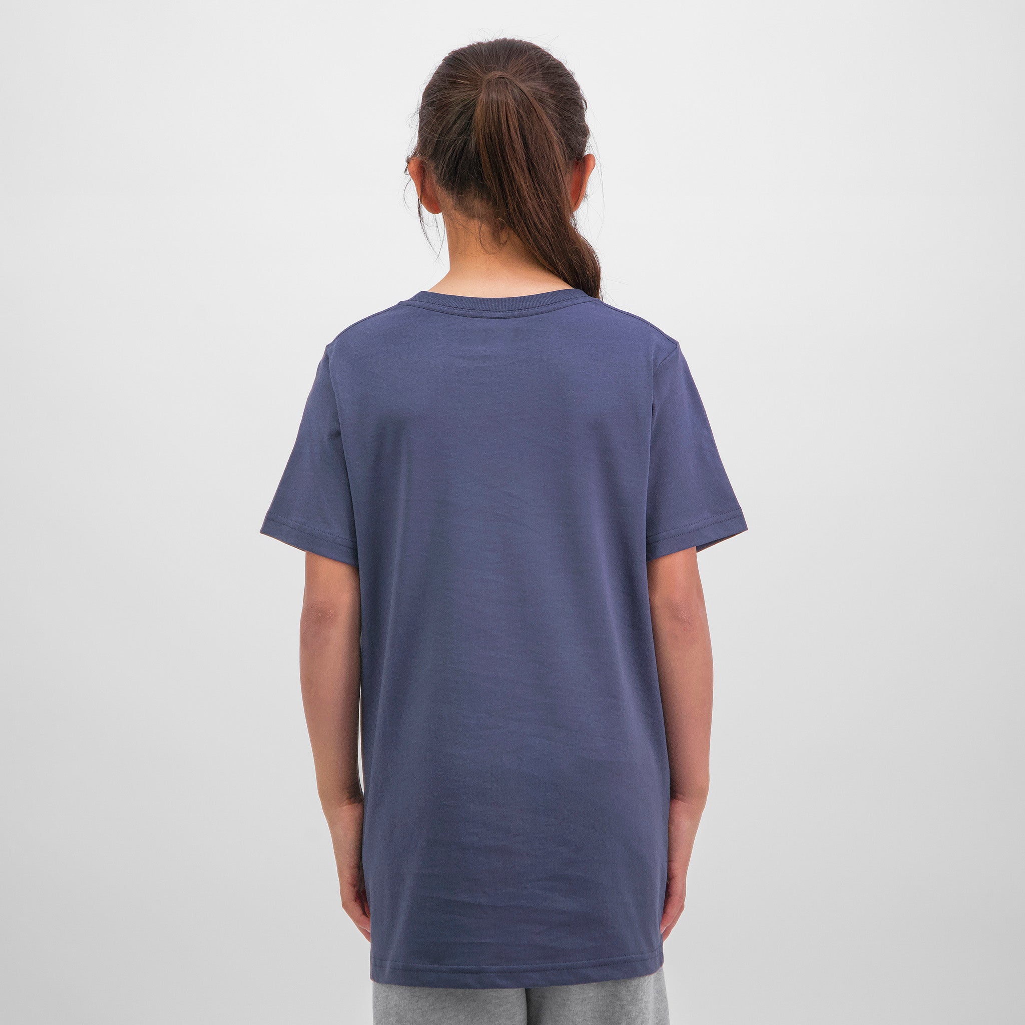 Steel Blue Kids Basis Short Sleeve Tee