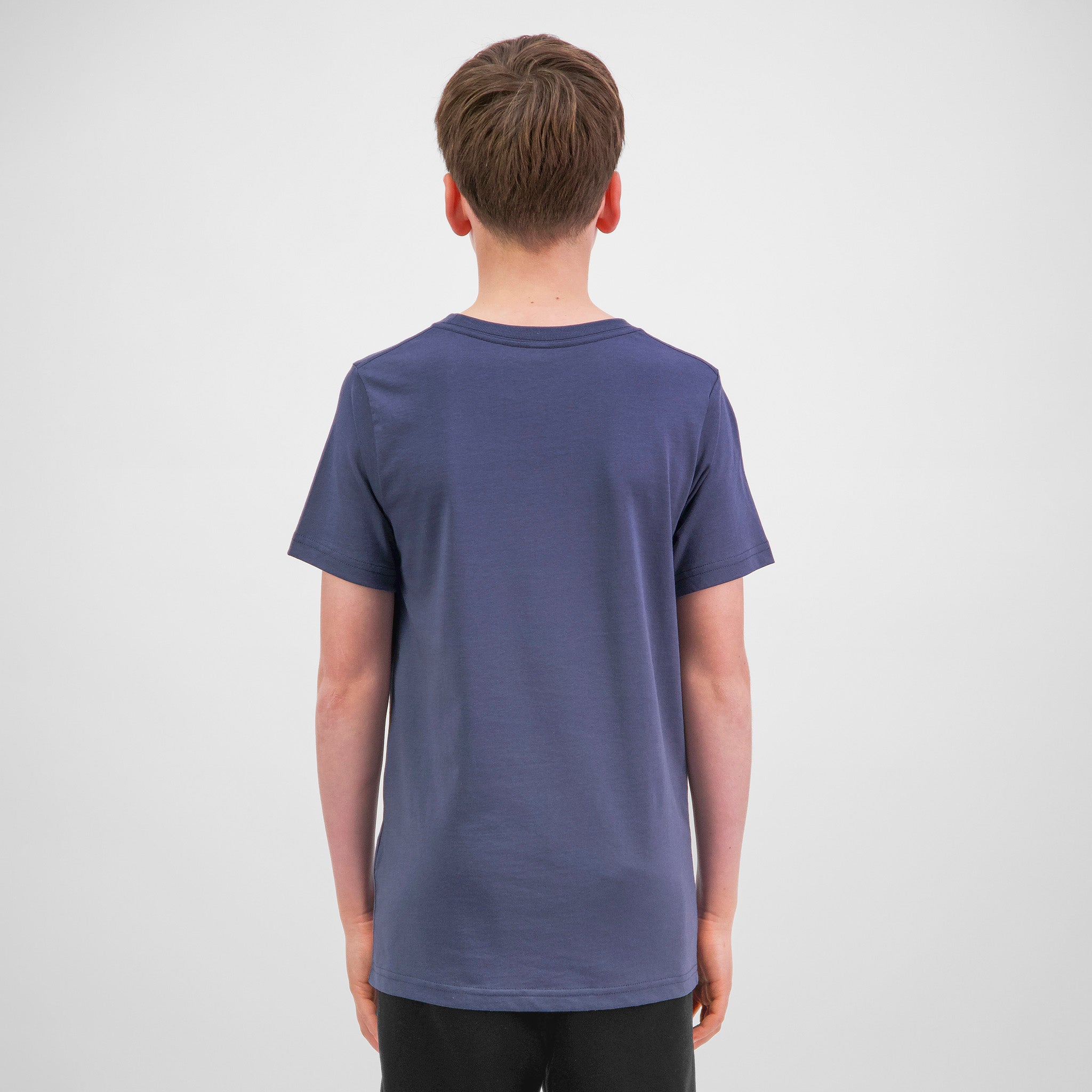 Steel Blue Youth Basis Short Sleeve Tee