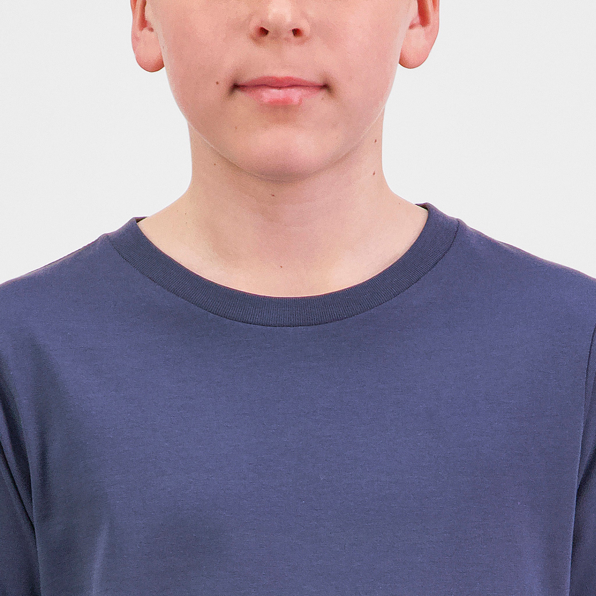 Steel Blue Youth Basis Short Sleeve Tee