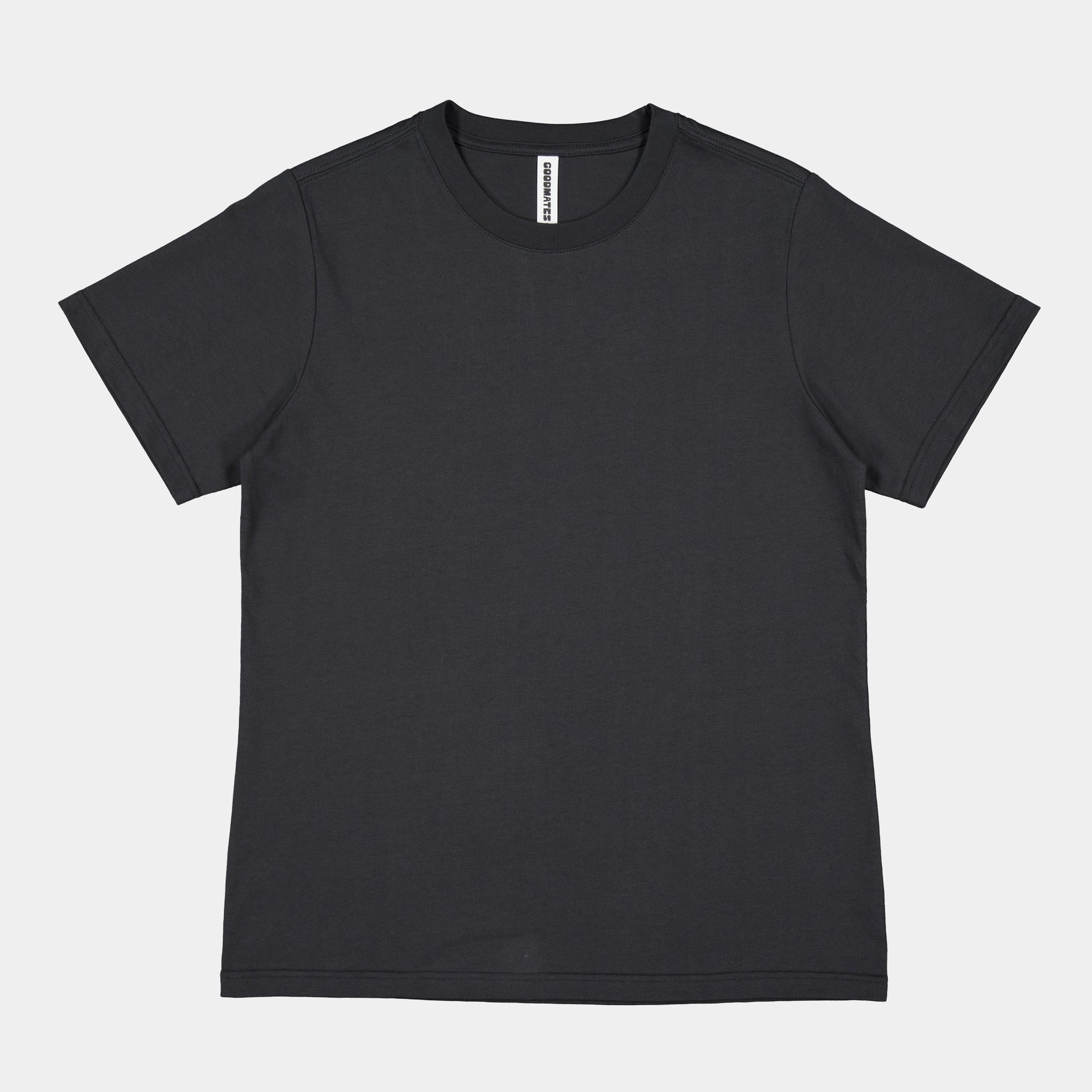 Washed Black Womens Everyday Short Sleeve Tee