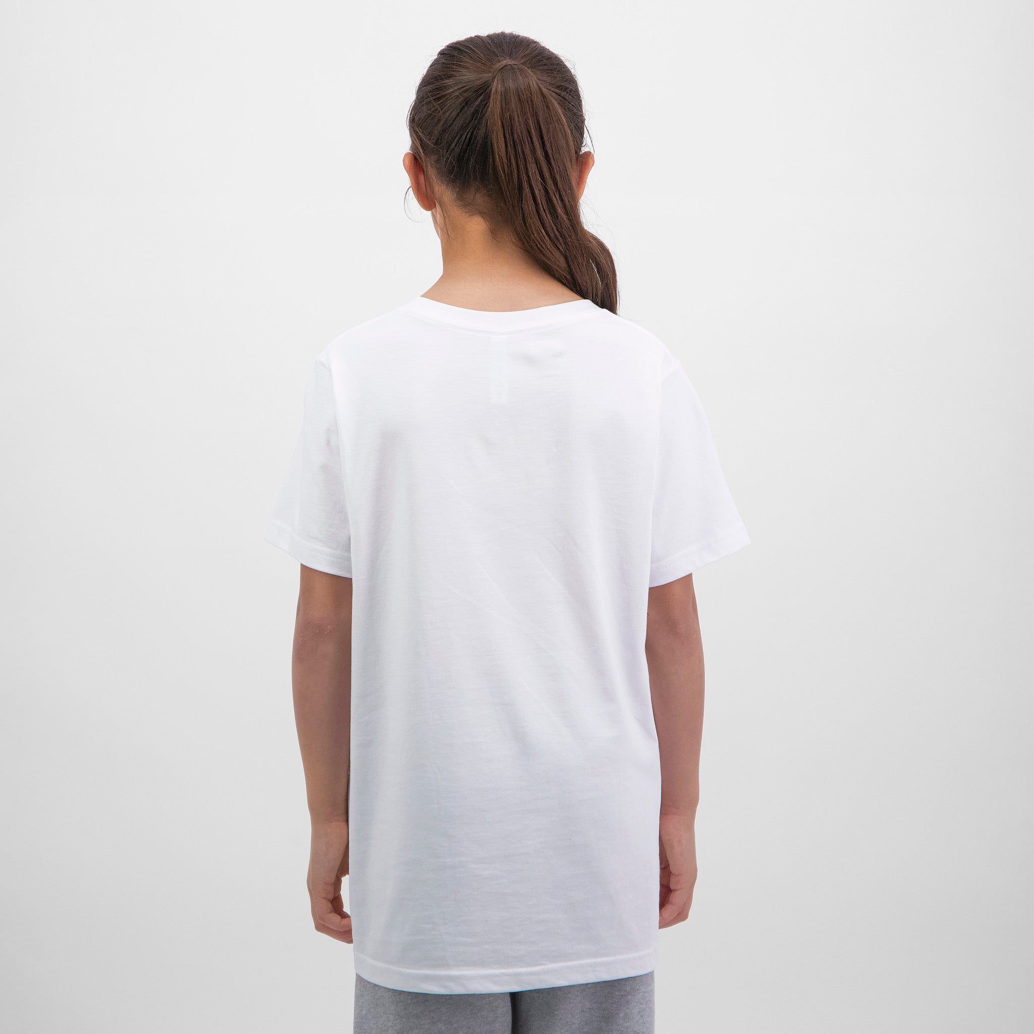 White Kids Basis Short Sleeve Tee