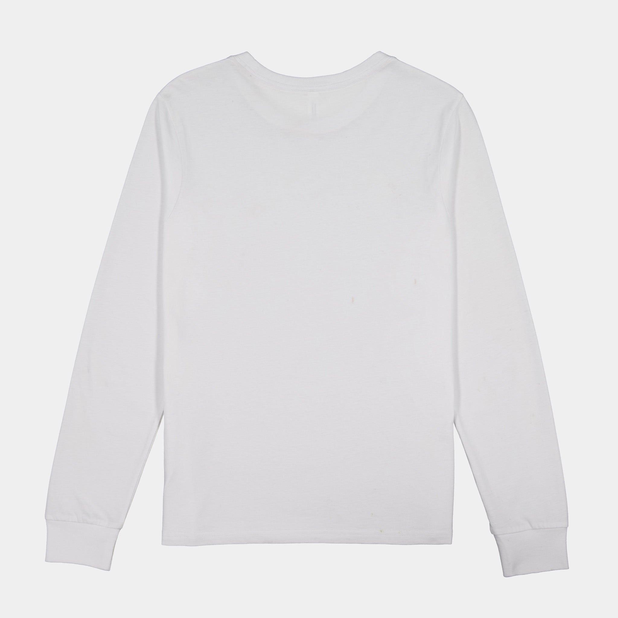 White Womens Basis Long Sleeve Tee