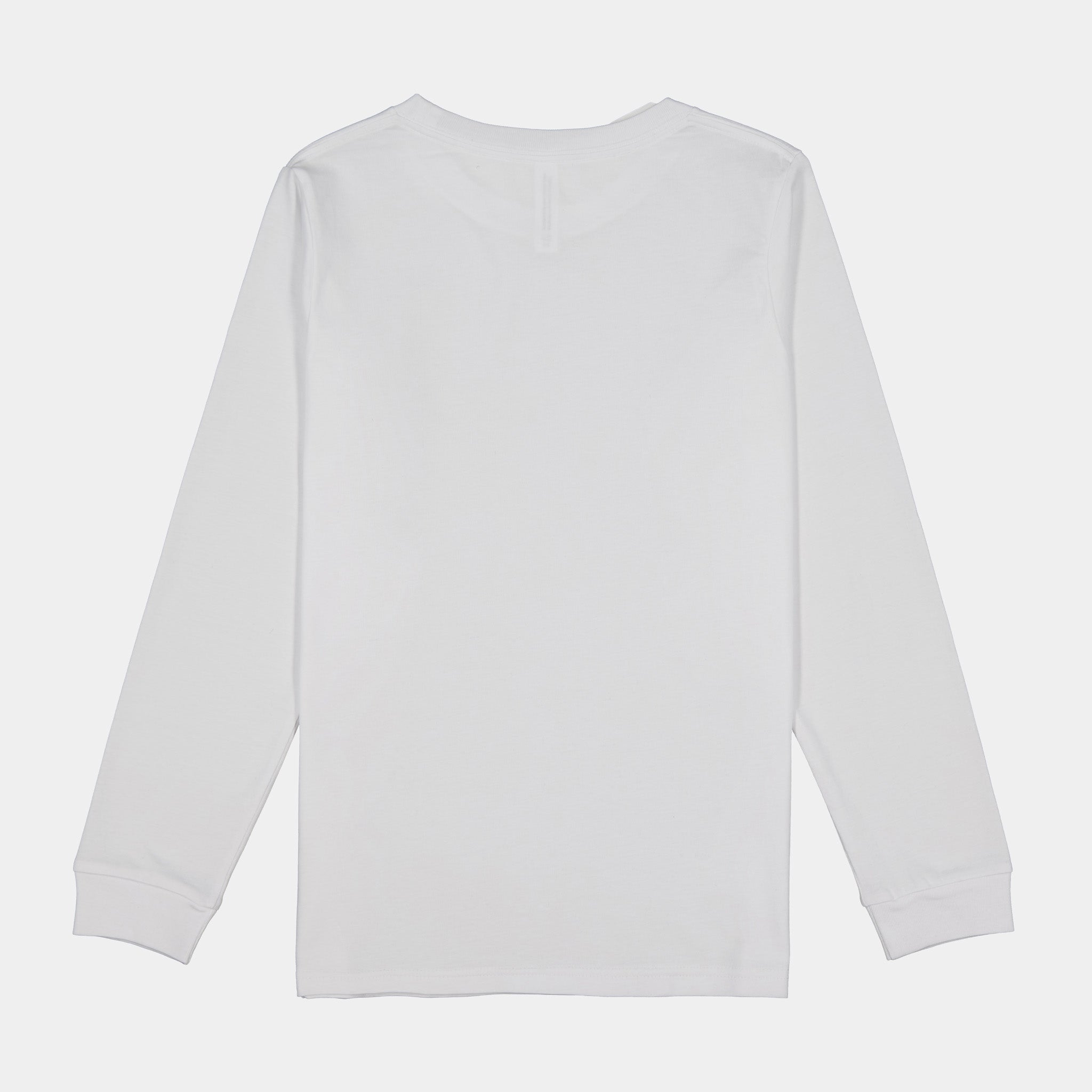 White Youth Basis Long Sleeve Tee