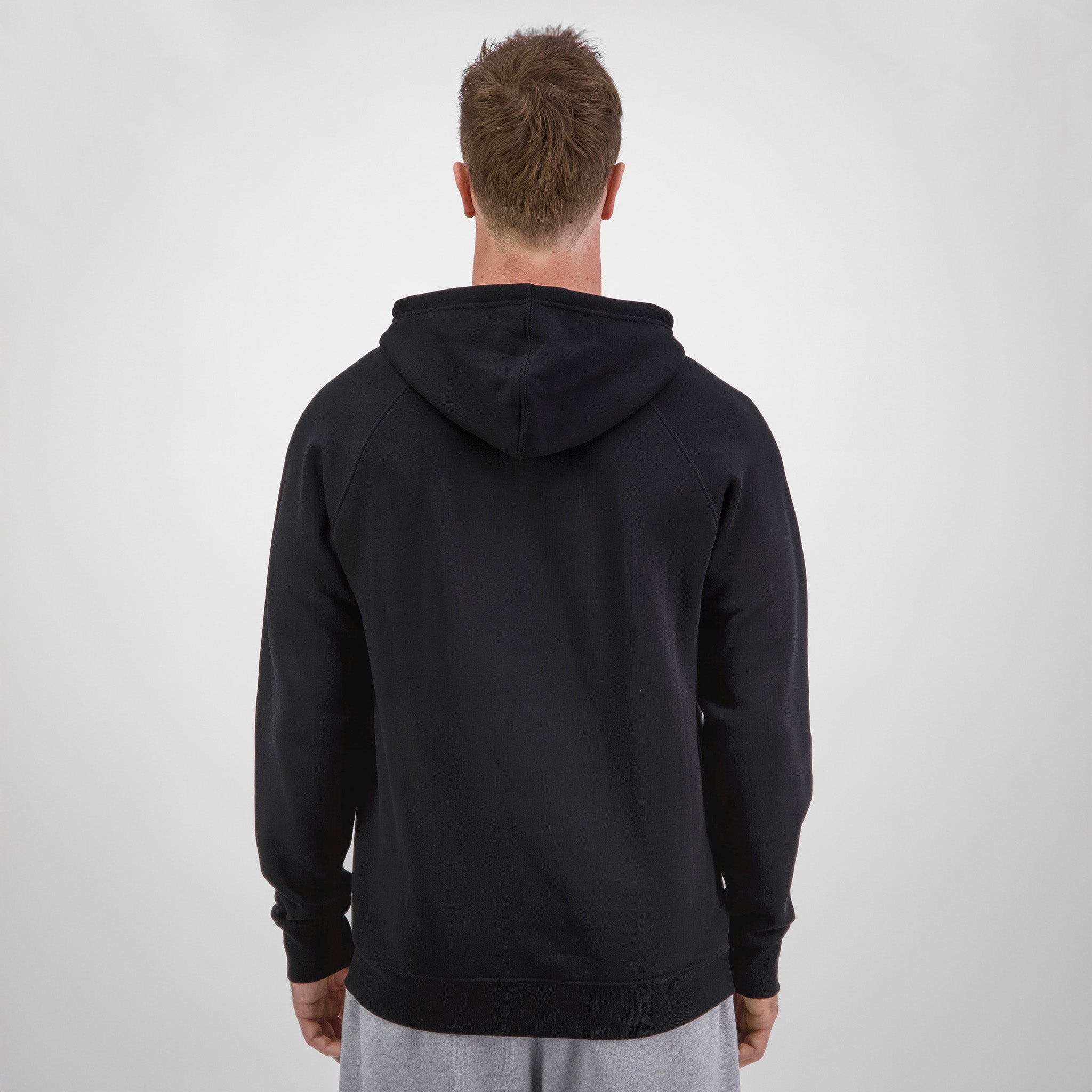 Black Mens Basis Hoodie