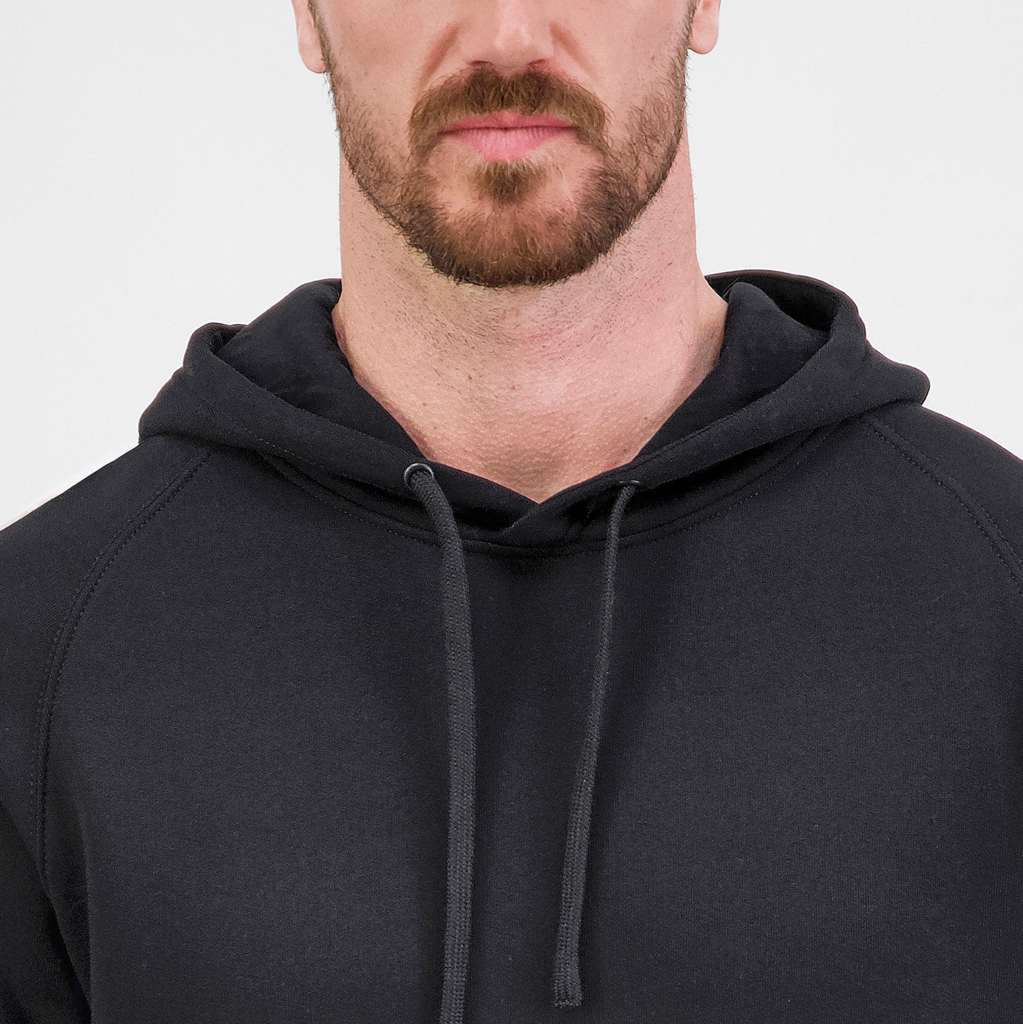 Black Mens Basis Hoodie