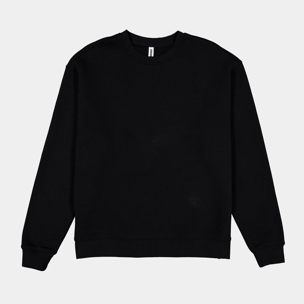 Black Mens Everyday Crew Sweatshirt