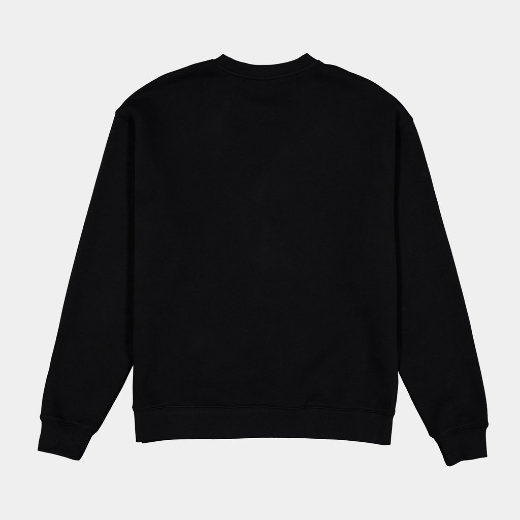 Black Mens Everyday Crew Sweatshirt