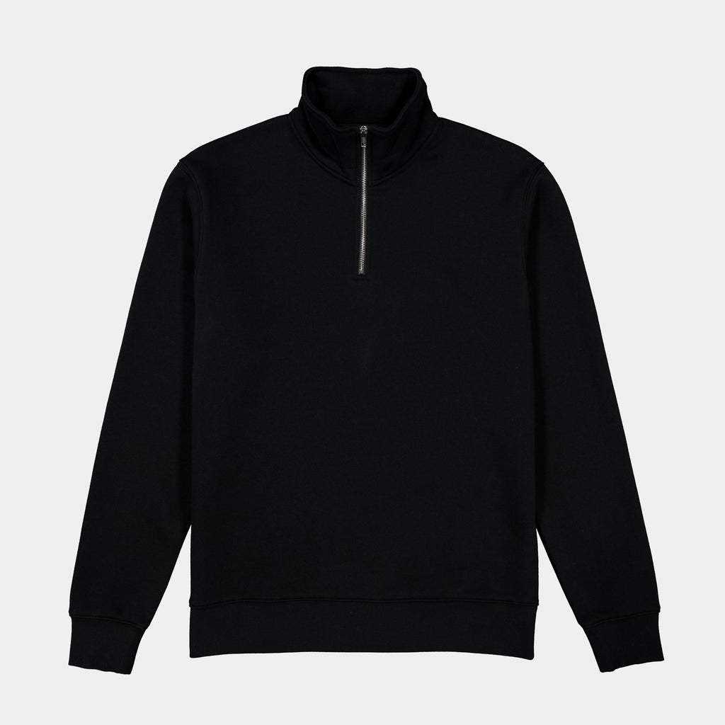 Black Mens Everyday 1/4 Zip