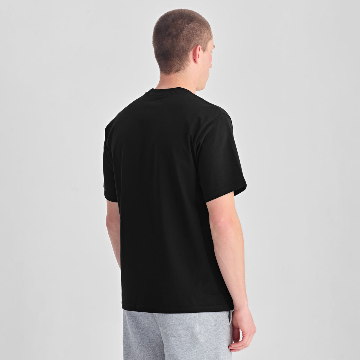 Black Everyday Mens Box Tee