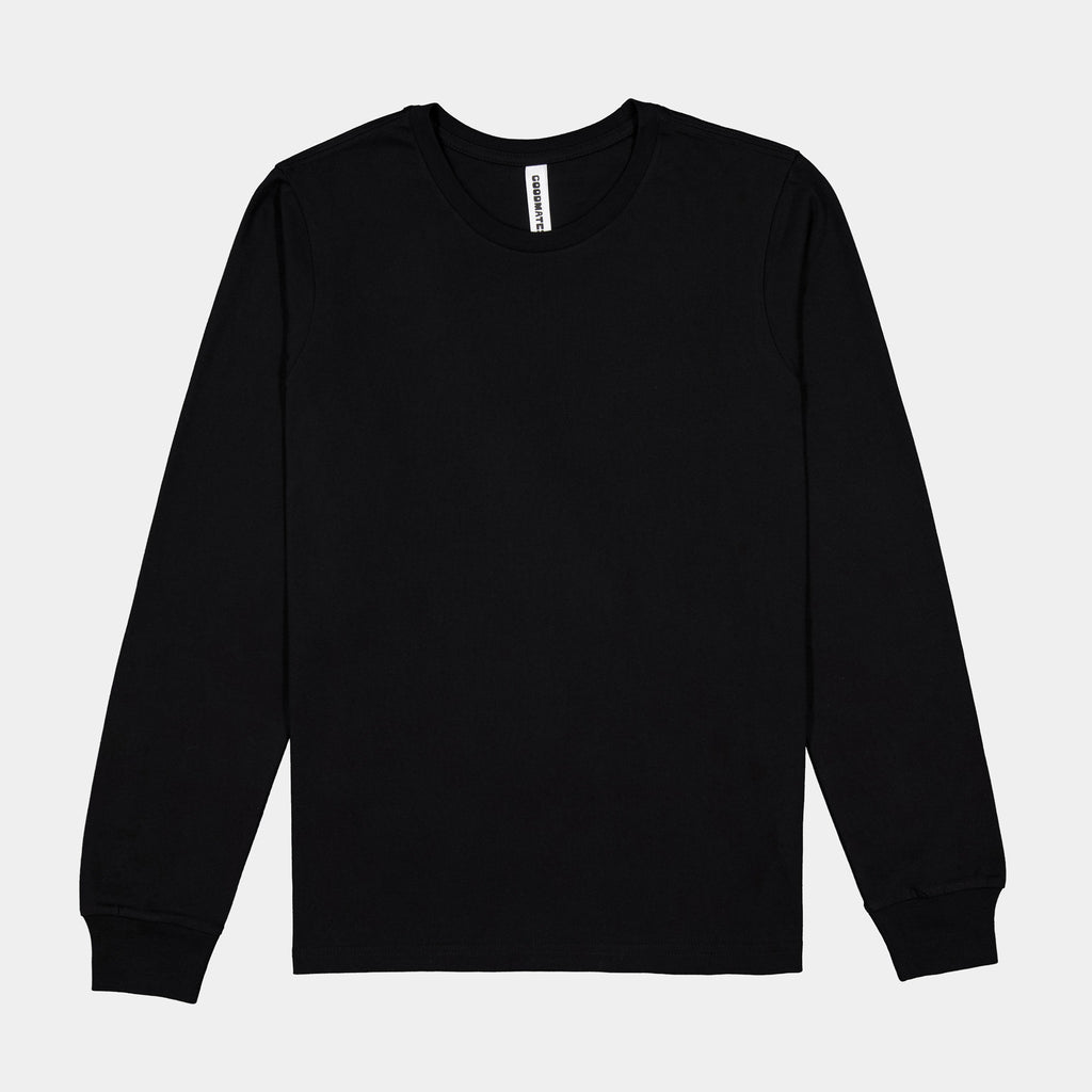 Black Womens Basis Long Sleeve Tee