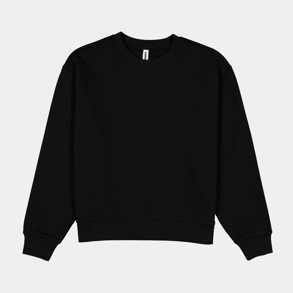Black Womens Everyday Crew Sweatshirt