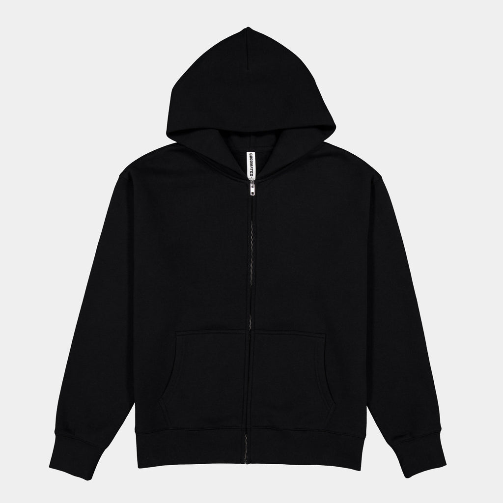 Black Womens Everyday Zip Hoodie