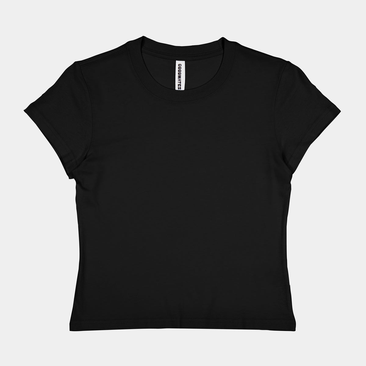 Black Womens Baby Tee