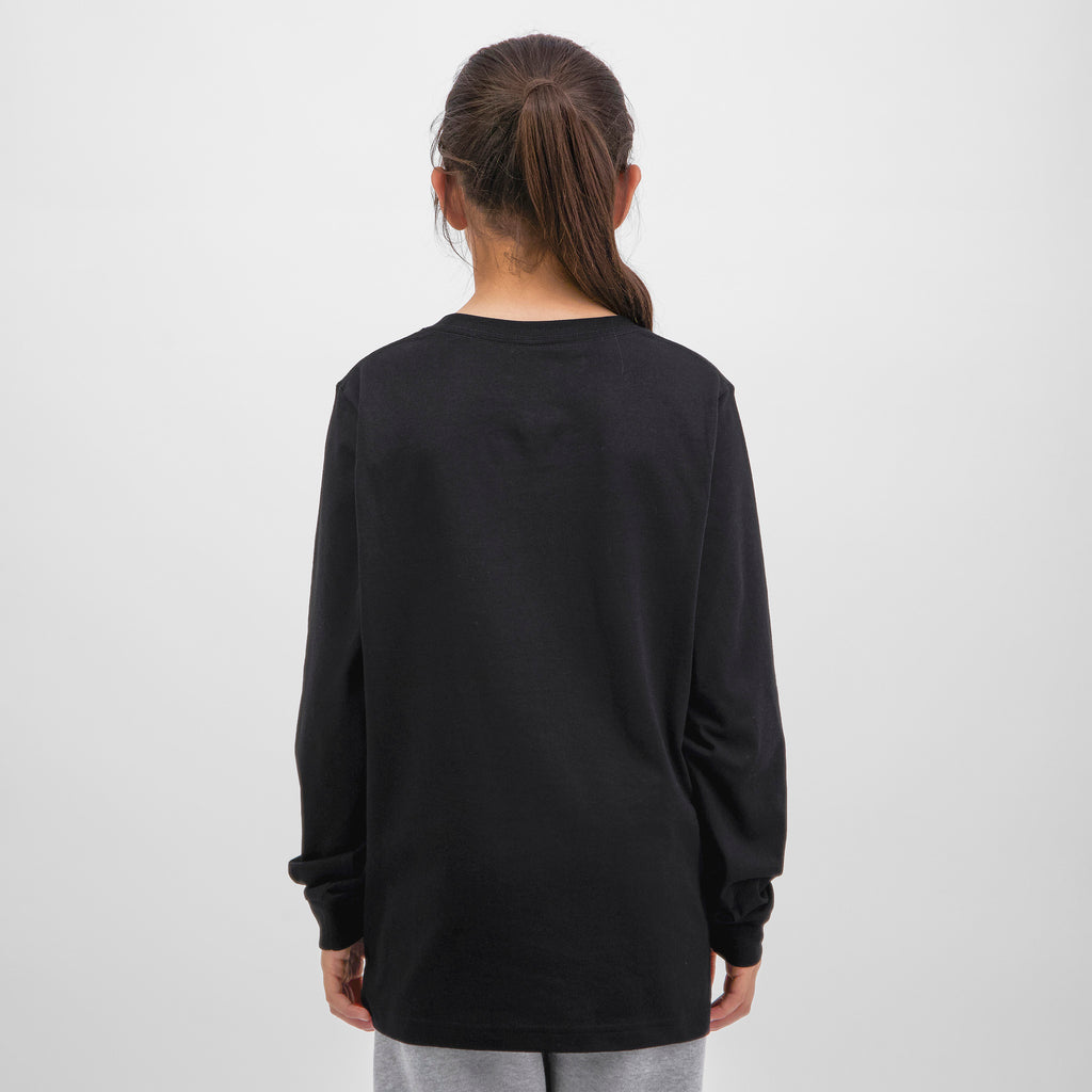 Black Youth Basis Long Sleeve Tee